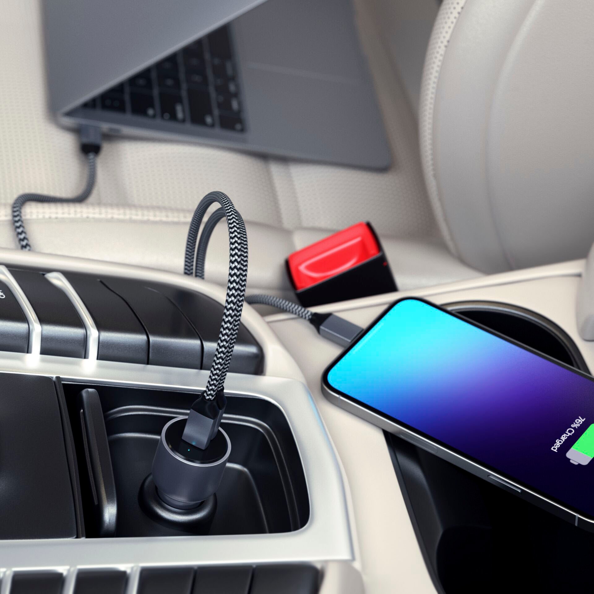 Satechi USB-Ladegerät »40W Dual USB-C PD Car Charger«
