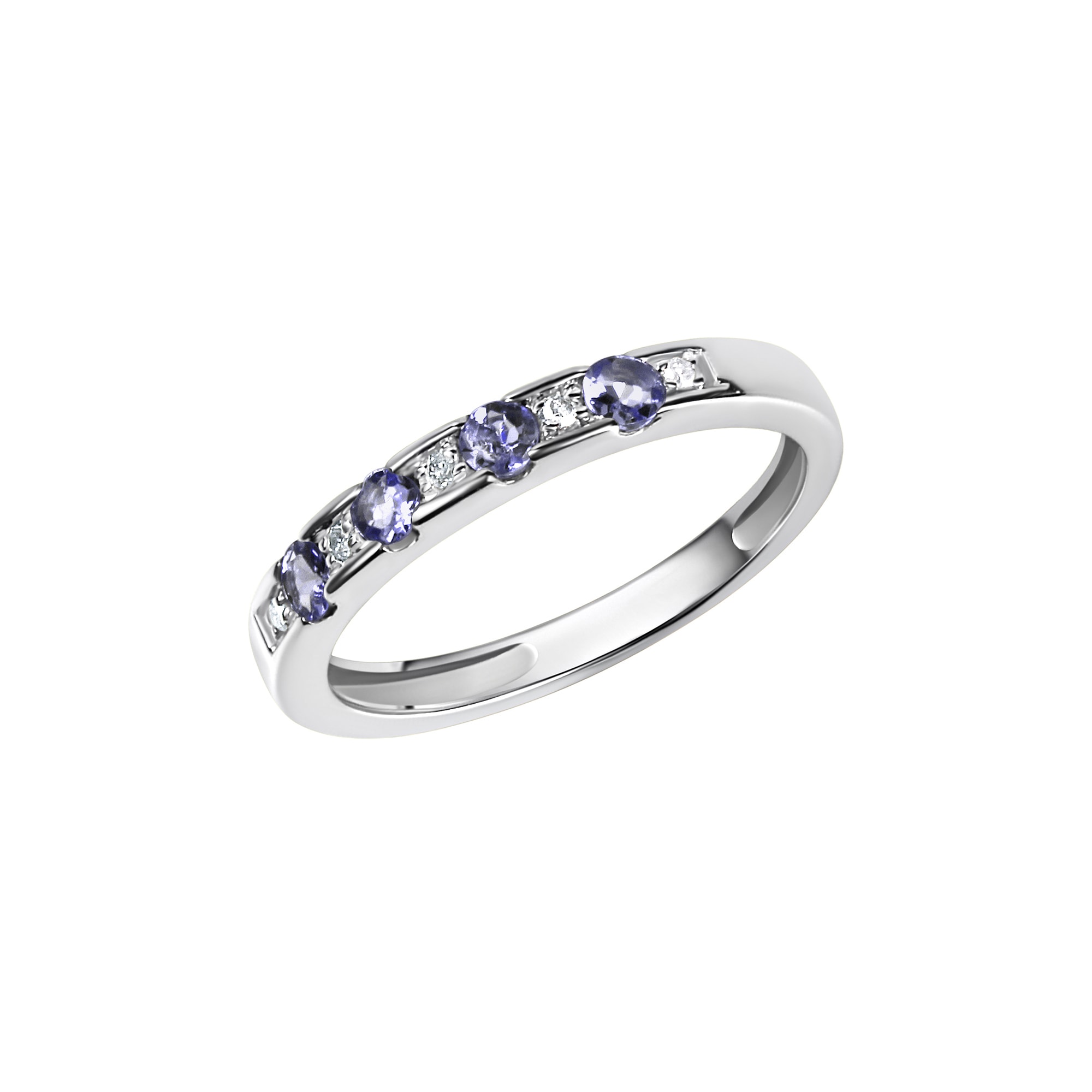 Diamonds by Ellen K. Fingerring »Gold 333 mit Tansanit und Diamant 0,025ct.«