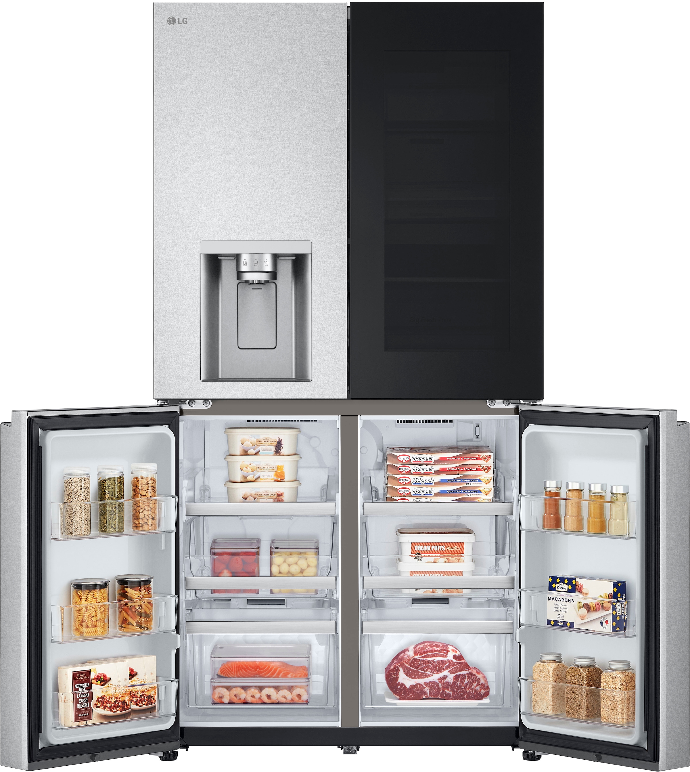 LG Multi Door »GMG960MBJE«, InstaView® Multi-Door