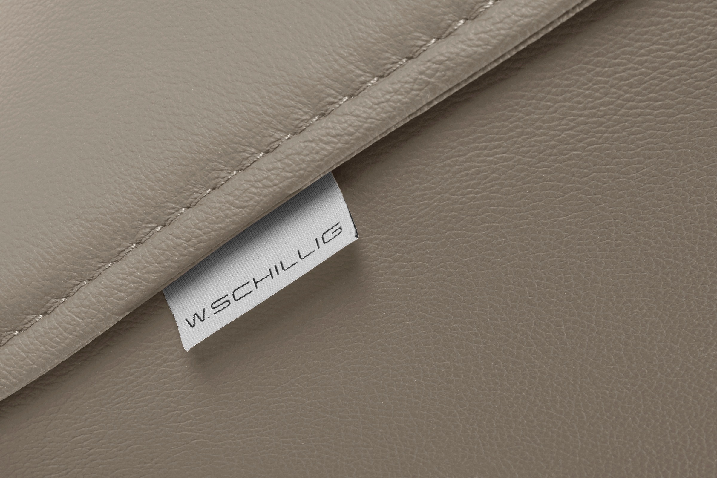 W.SCHILLIG 2,5-Sitzer »sally« mit Metall-Winkelfüßen in Silber matt, Breite 174 cm