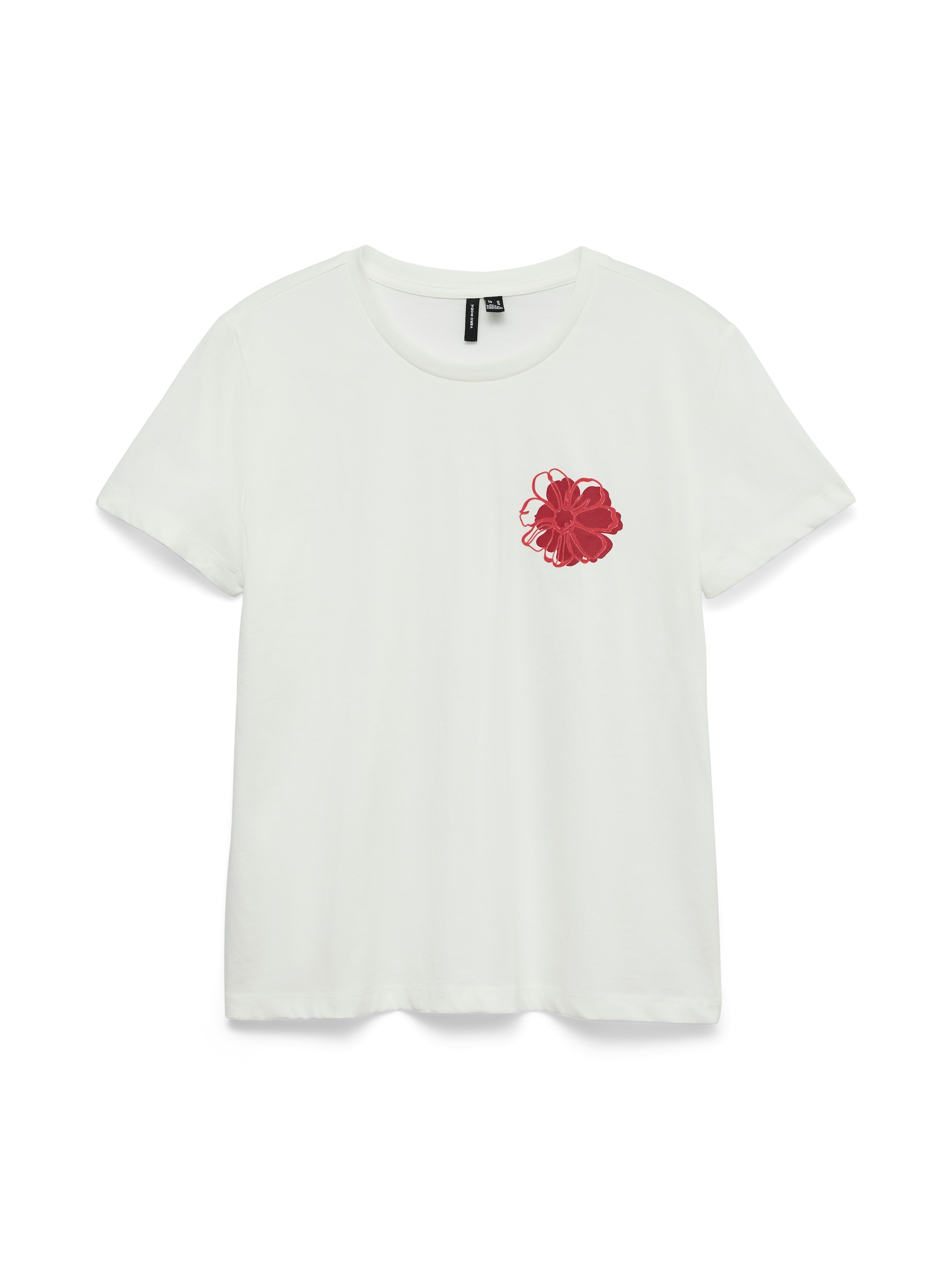 Vero Moda Kurzarmshirt »VMVANJA SS TOP BOX JRS« Baumwolle