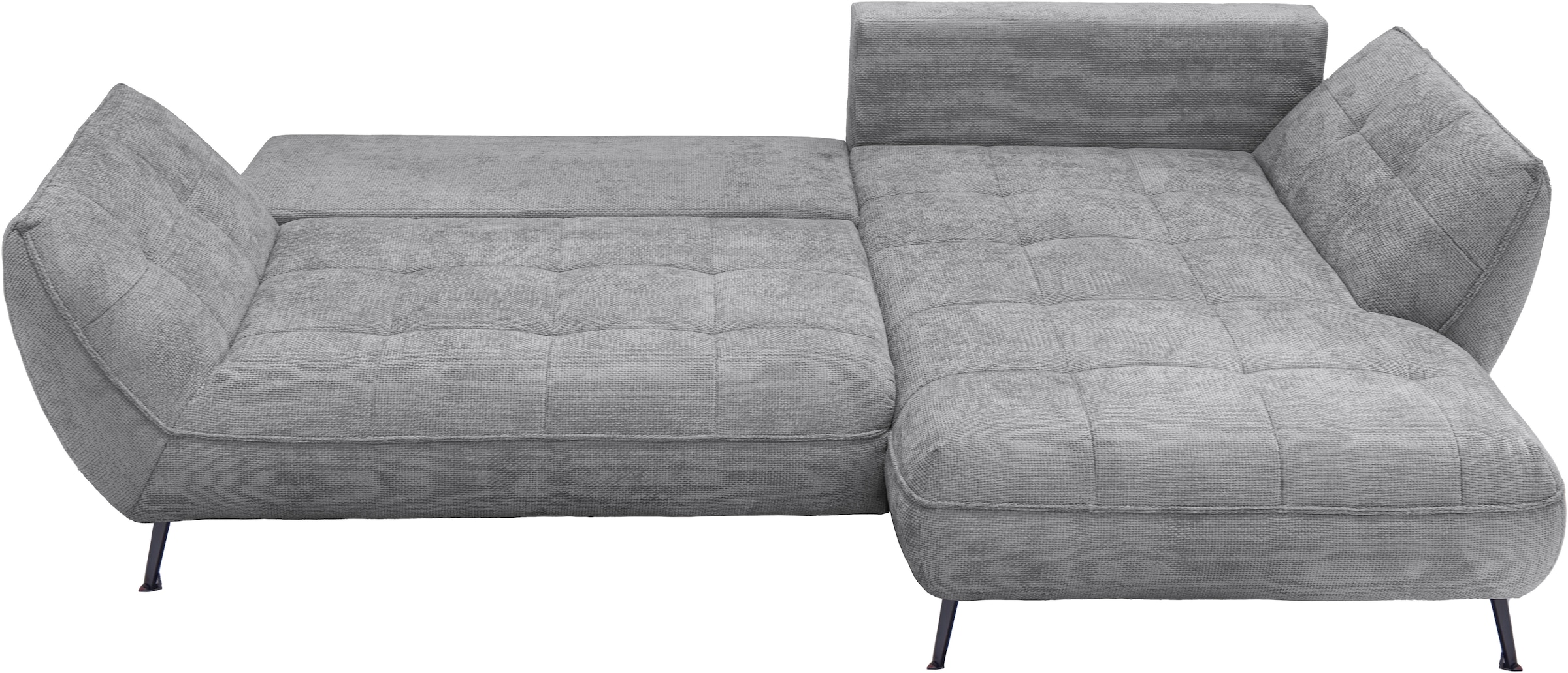 exxpo - sofa fashion Ecksofa »Samoa, bequem und modern, mit Easy-Lift-Bettfunktion, L-Form«, Ecksofa Samoa, inkl. Bettfunktion, Bettkasten und Rückenkissen