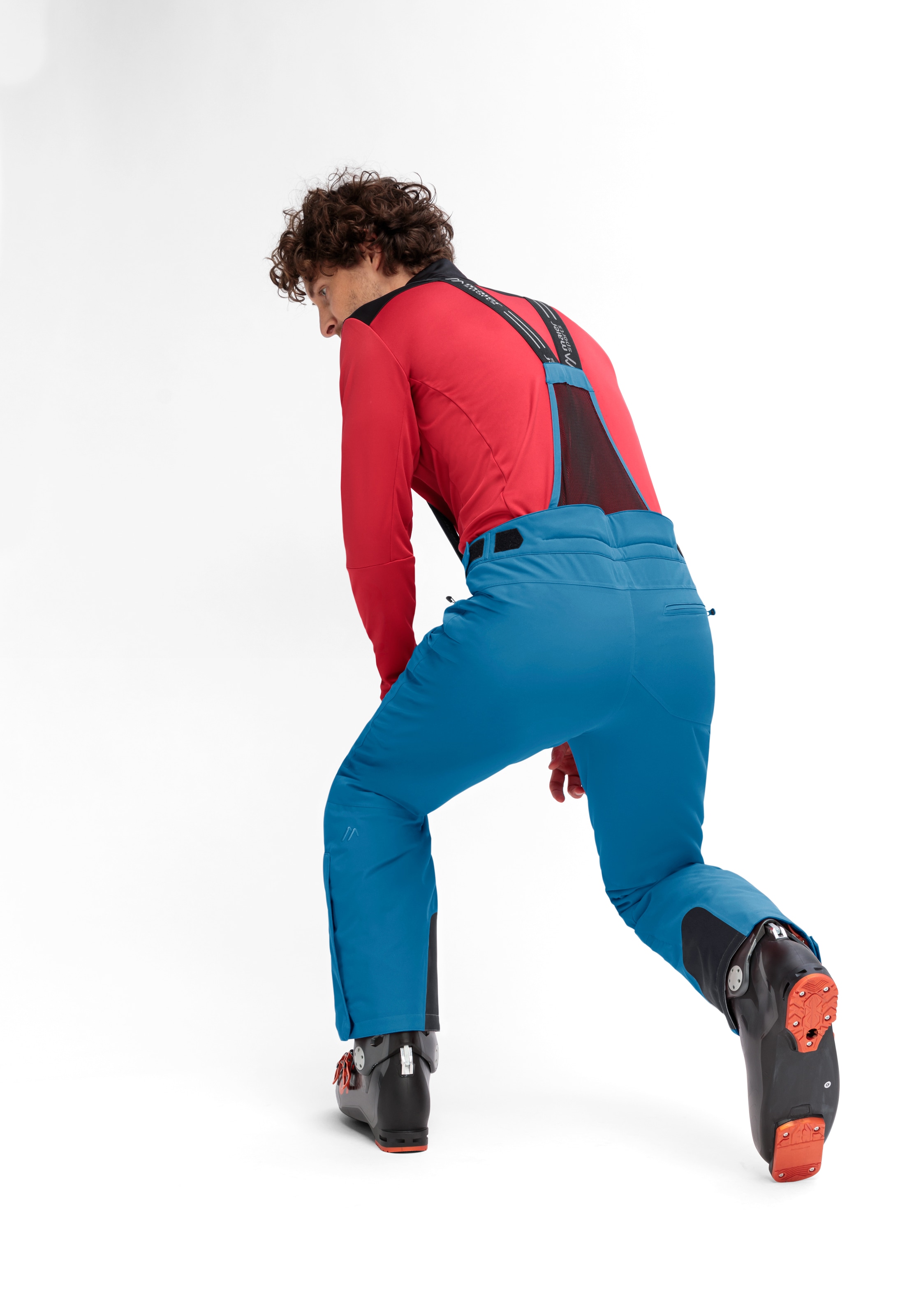 Maier Sports Skihose »Anton 2.1«, Herren Schneehose mit Hosenträgern, wind/wasserdicht, Regular Fit