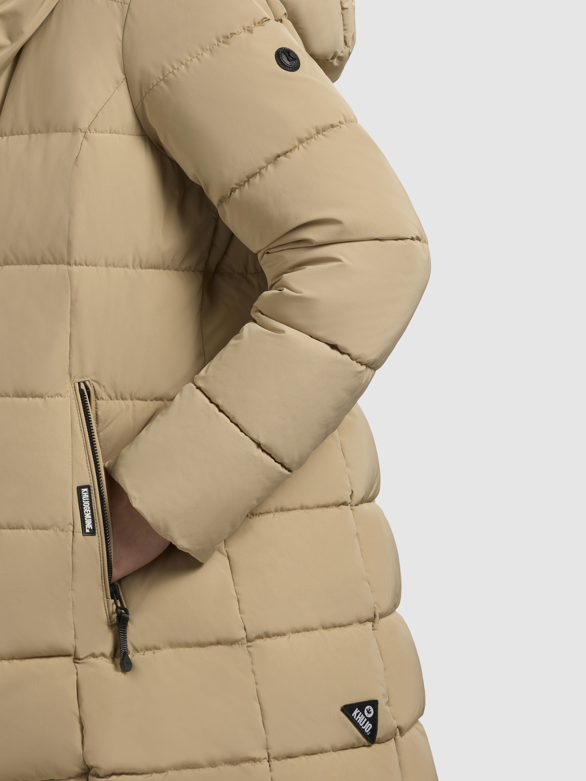 khujo Steppjacke »TENX«, mit Kapuze