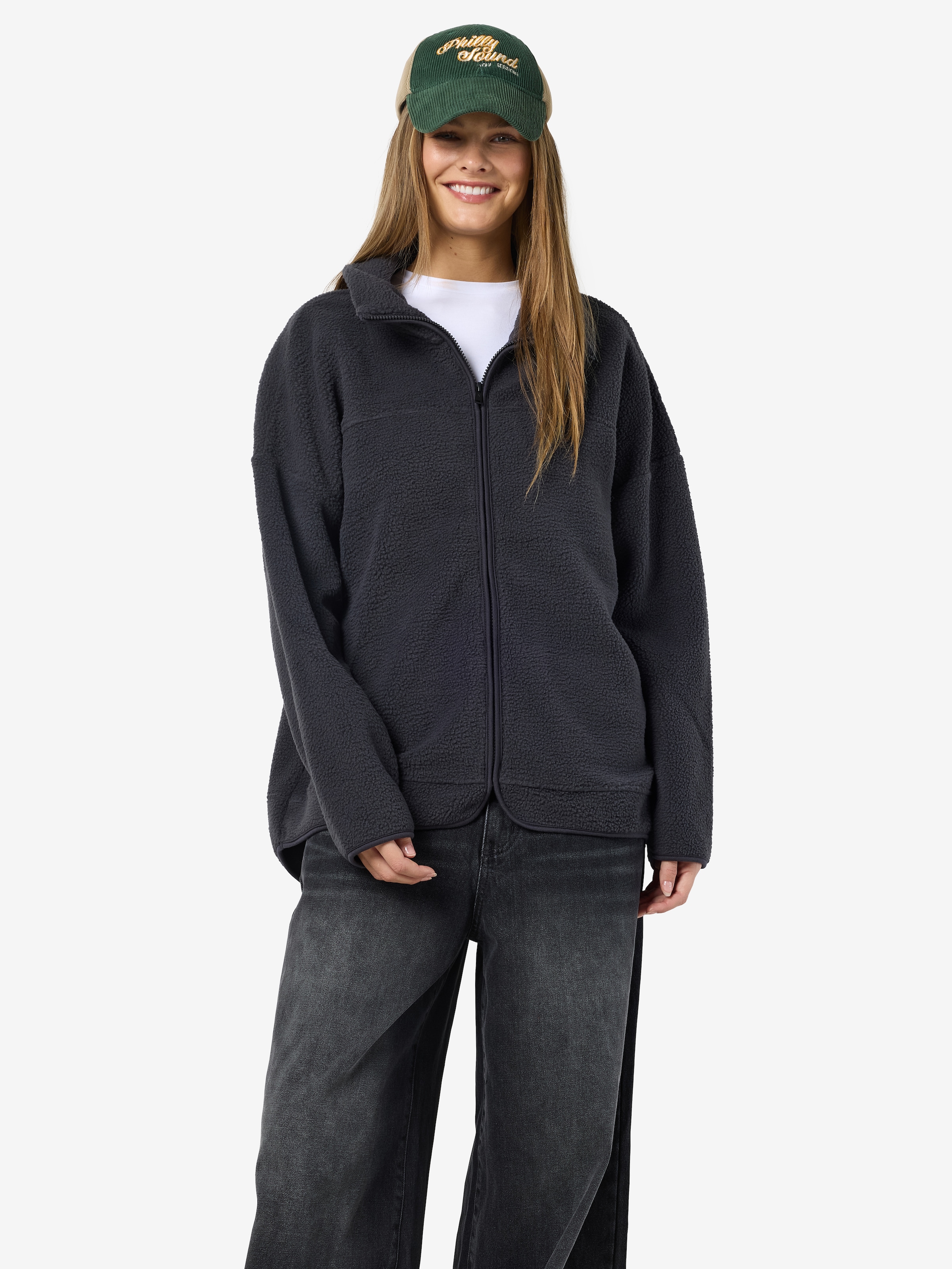 Noisy may Sweatjacke »NMCOZY L/S ZIP SWEATER JRS NOOS«