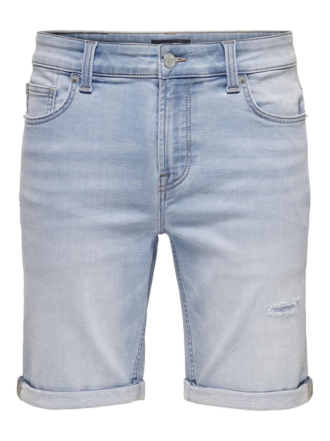 ONLY & SONS Jeansshorts "ONSPLY JOG LBD R0027 ANA DNM SHORTS NOOS" Baumwollmischung, regular fit