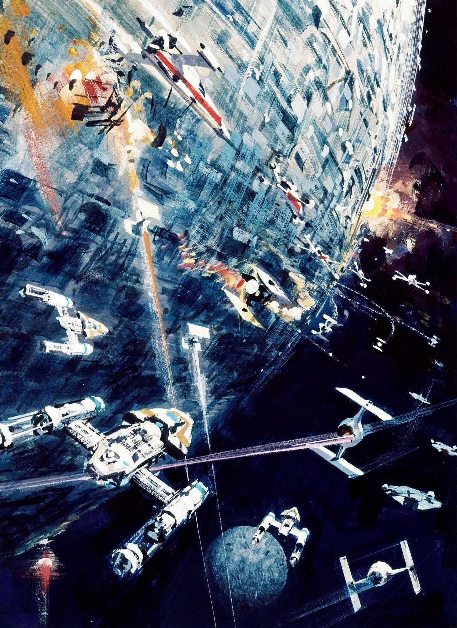 Komar Vliestapete »Star Wars BAUR Bahnbreite (Breite Classic cm x 100 200x275 günstig Dogfight«, Vliestapete, cm | Höhe)