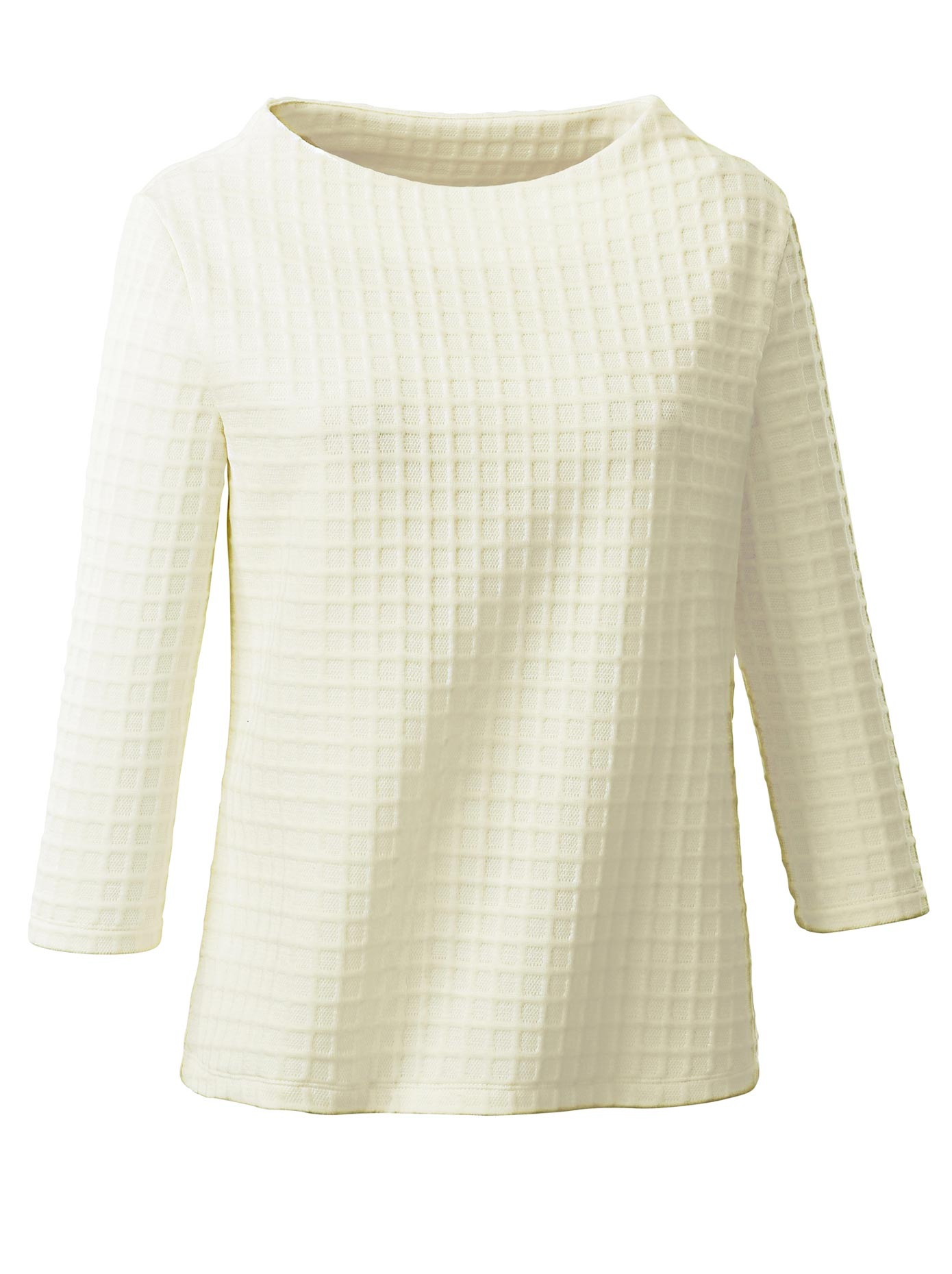 Inspirationen 3/4-Arm-Shirt »Jacquard-Shirt« (1 tlg.)