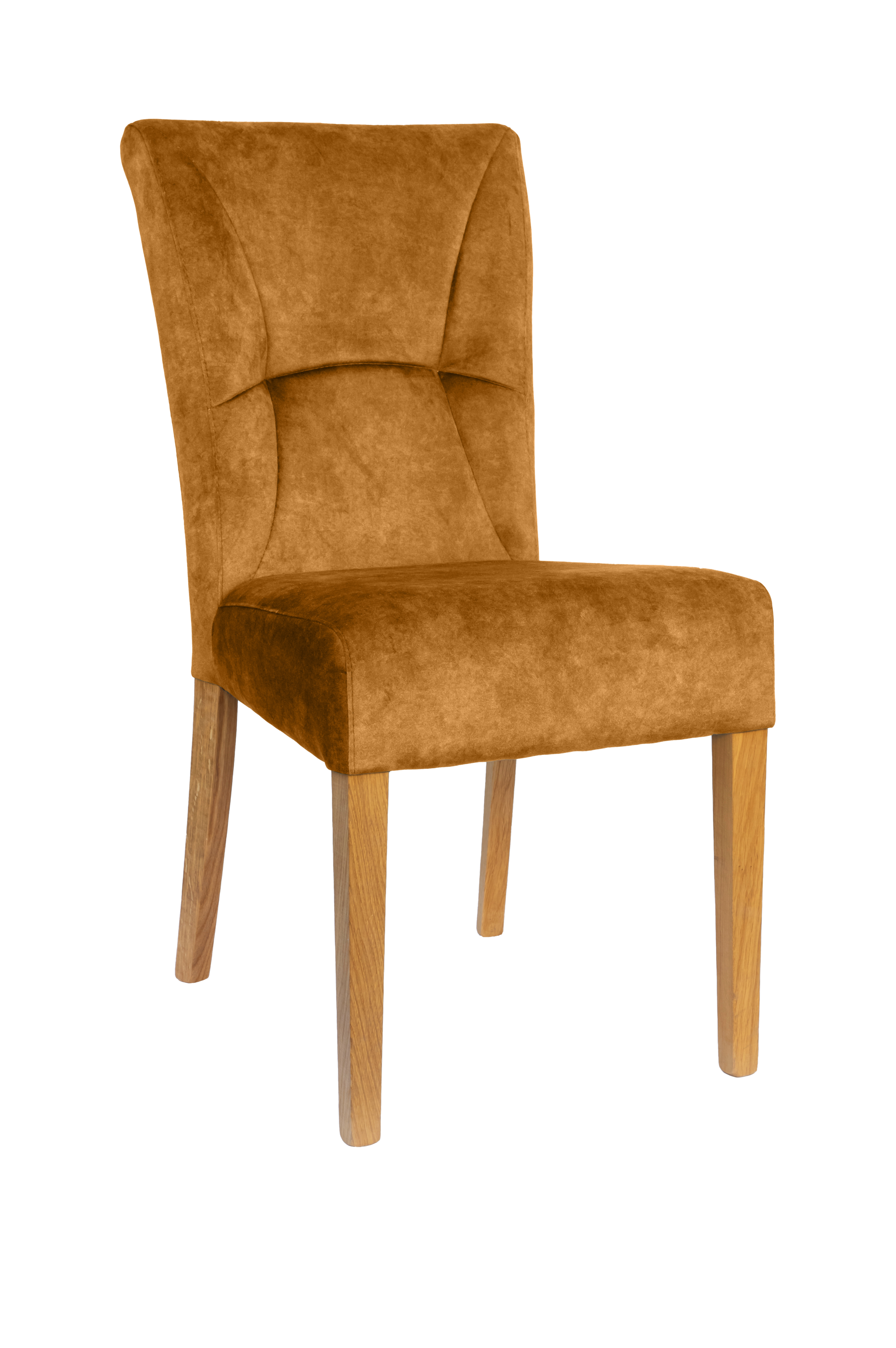 Home affaire 4-Fußstuhl "Henry" (Set) 2 Stk. Samtvelours Sitz und Rücken ge günstig online kaufen
