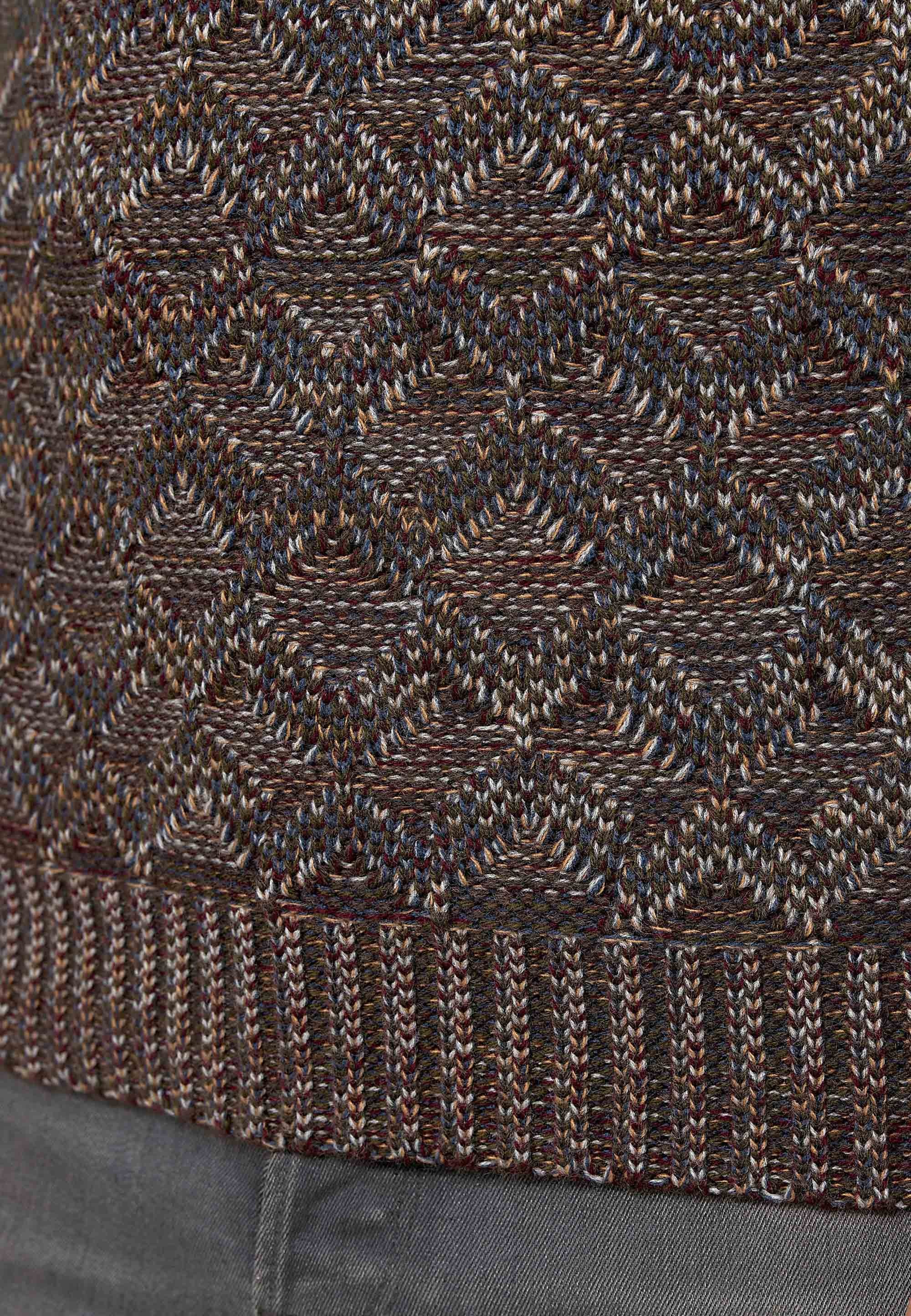 Rusty Neal Strickpullover, mit angesagtem Karo-Design