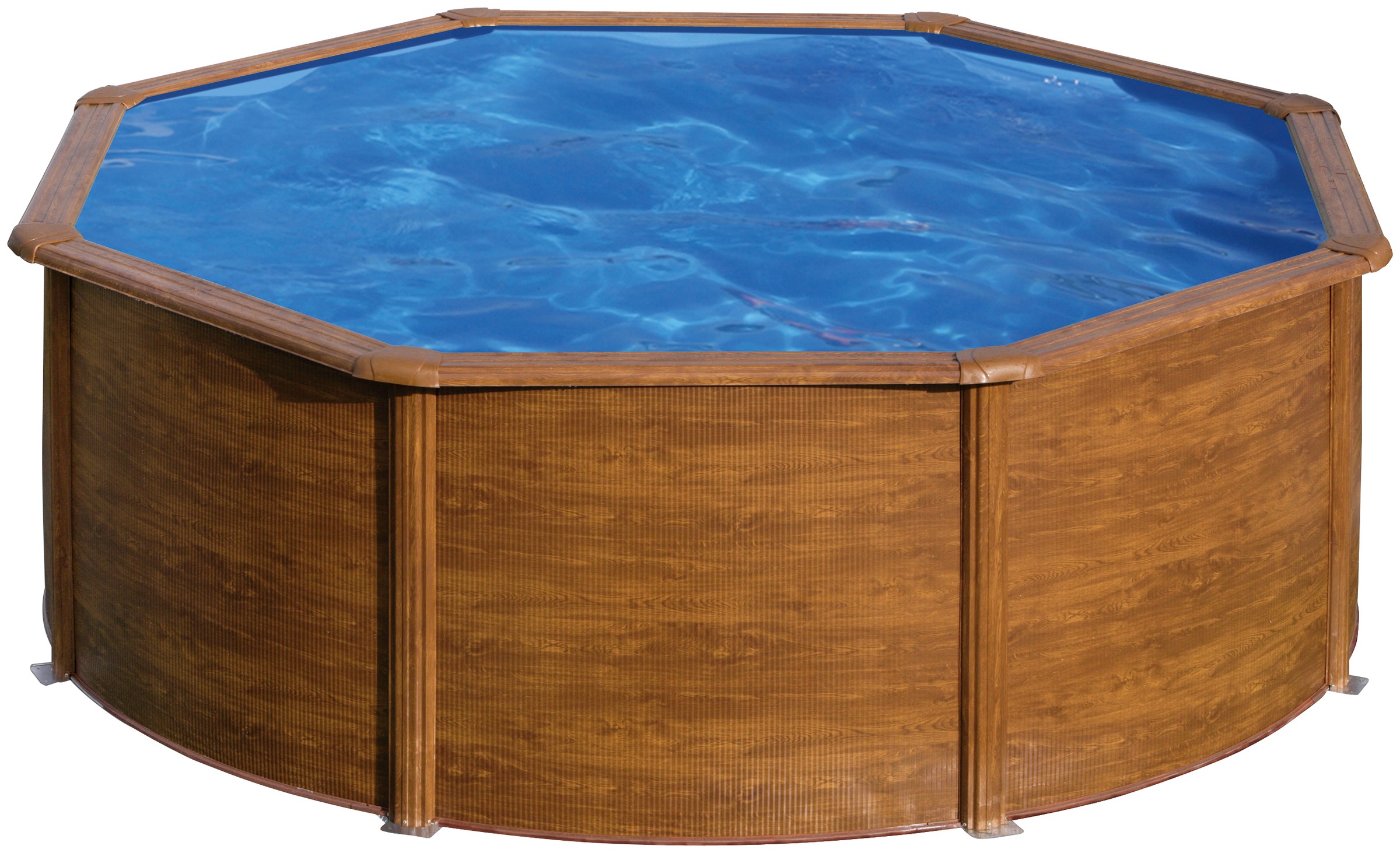 Gre Rundpool "PACIFIC in Holzoptik inkl. Zubehör", (Set, 4 tlg.), Höhe: 120 günstig online kaufen