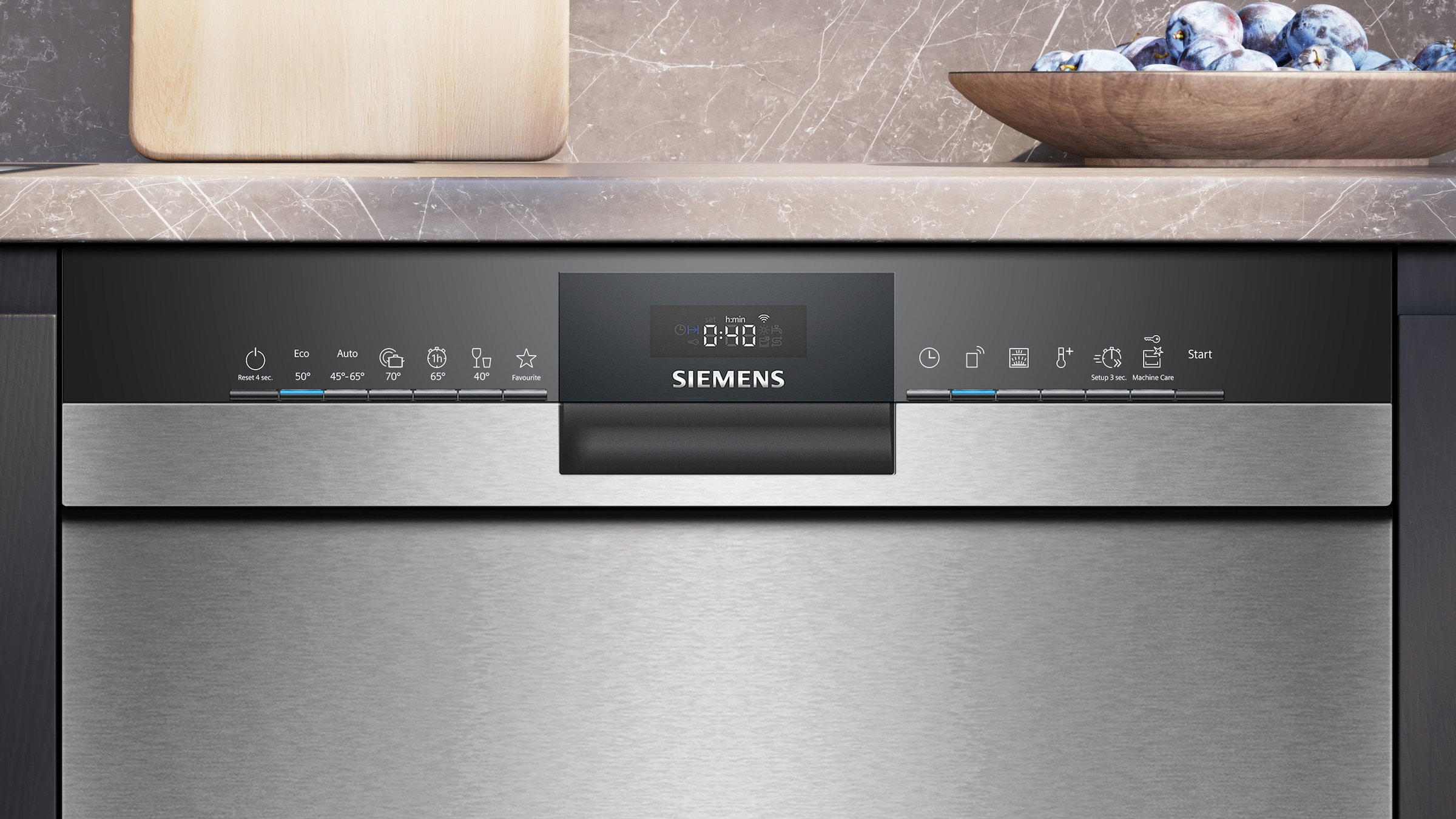 SIEMENS Unterbaugeschirrspüler iQ300 »SN43ES10TE« 13 tlg. Maßgedecke Energiesparlösungen mit smartStart und hohe Flexibilität  beim Beladen