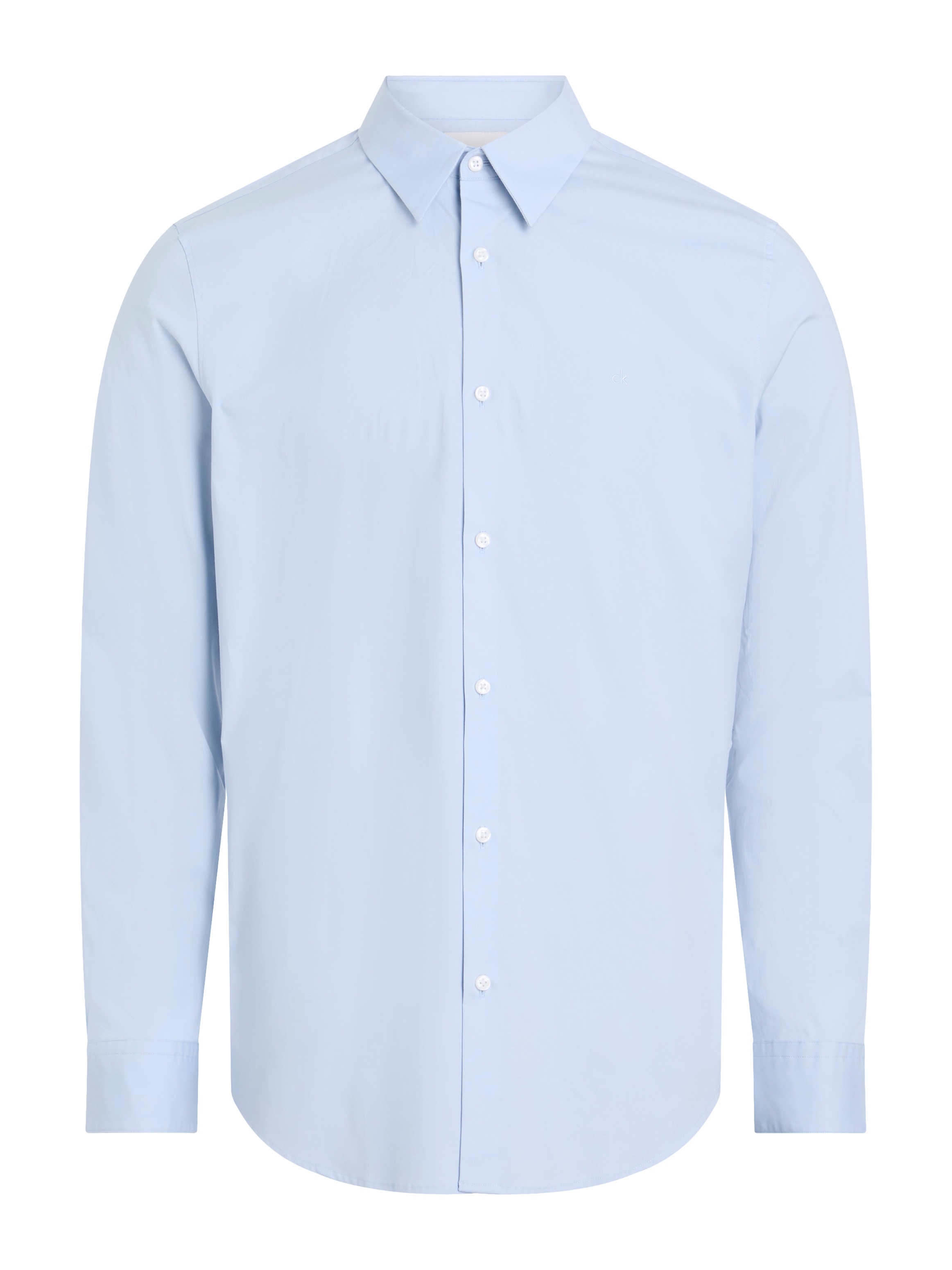 Calvin Klein Langarmhemd "LS SOLID STRETCH SLIM SHIRT", in Unifarbe günstig online kaufen