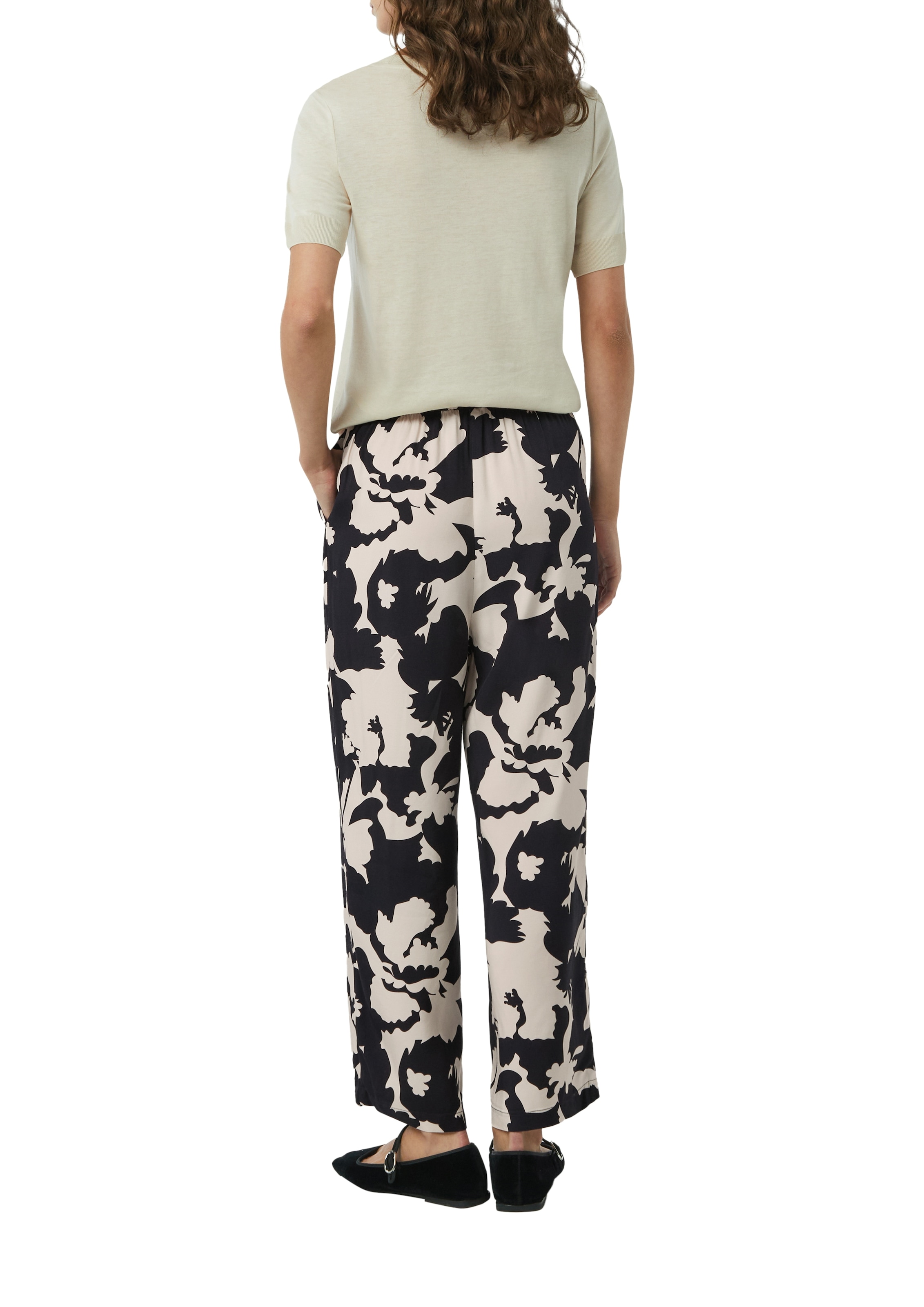 Comma Relaxhose, mit All-Over Print