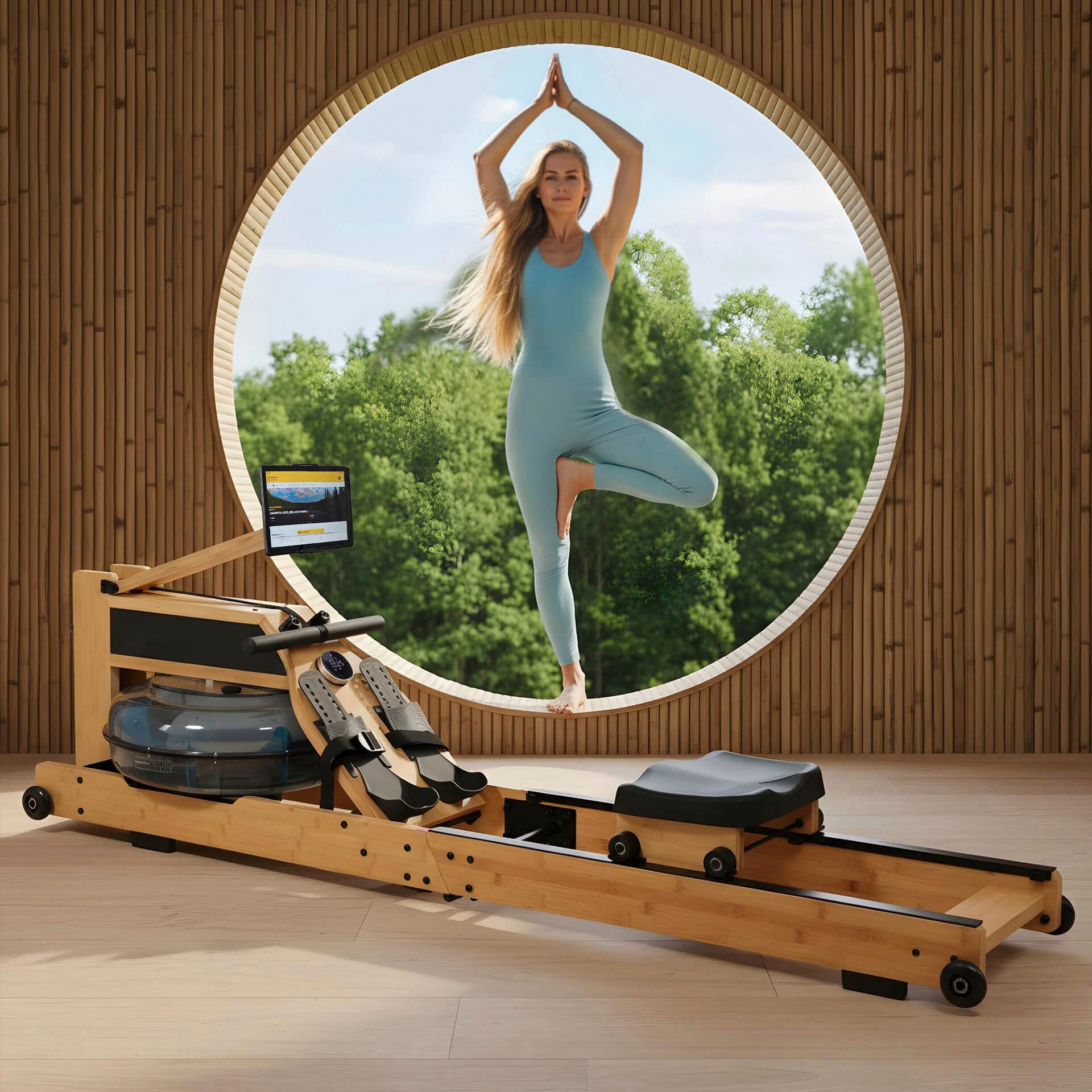 Christopeit Sport® Rudergerät »Wasserrudergerät Colorado« Rudermaschine, klappbar