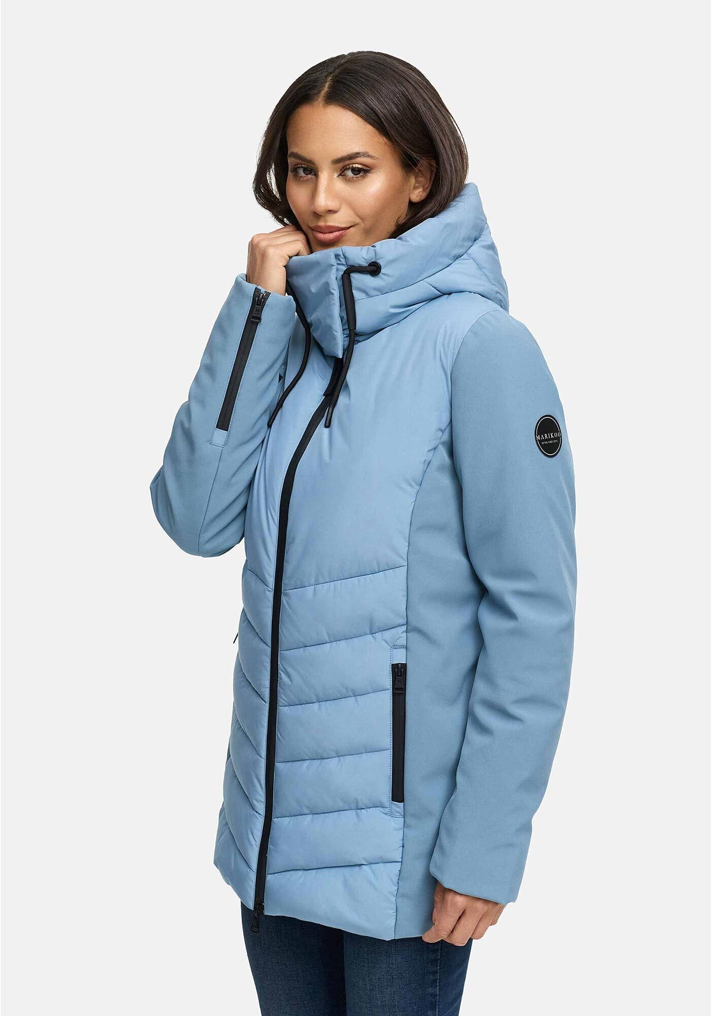 Marikoo Winterjacke »Tivaa«, Feminine Silhouette