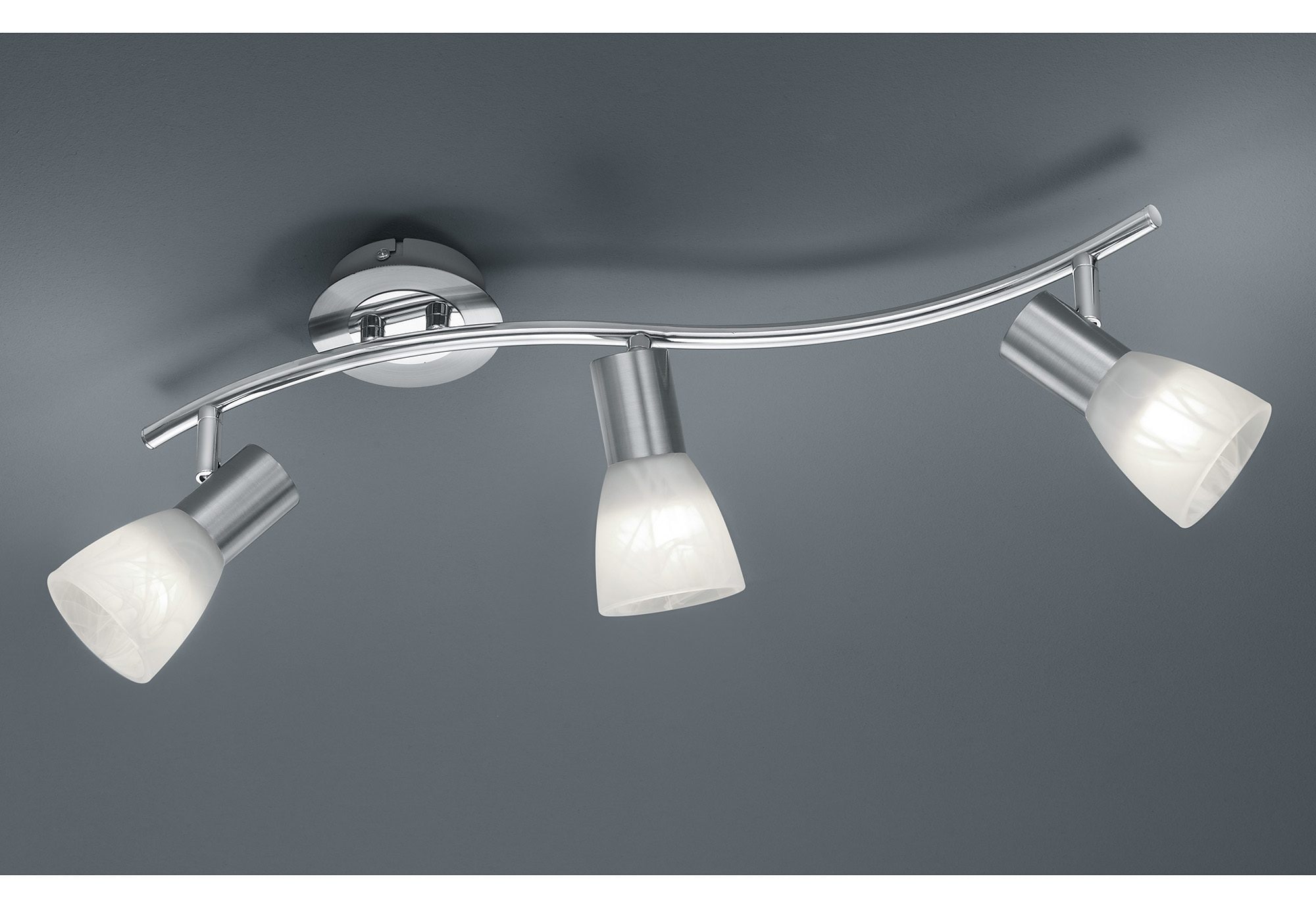 TRIO Leuchten LED Deckenstrahler »LEVISTO«, 3 flammig, Leuchtmittel E14 | LED wechselbar, LED Deckenleuchte, LED Deckenlampe
