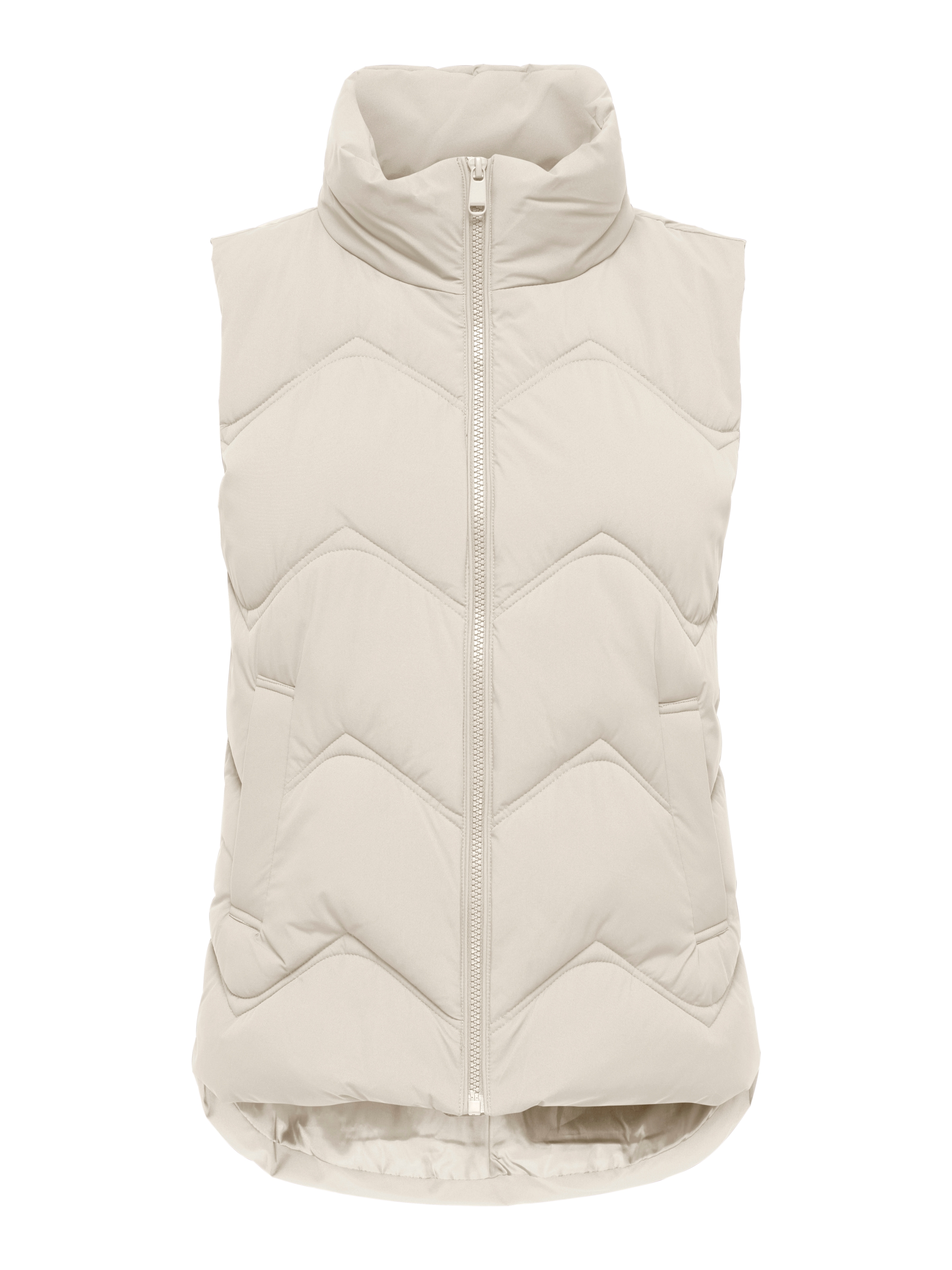 JDY Steppweste "JDYPOWER SHORT WAISTCOAT OTW HAB" Kunstfaser