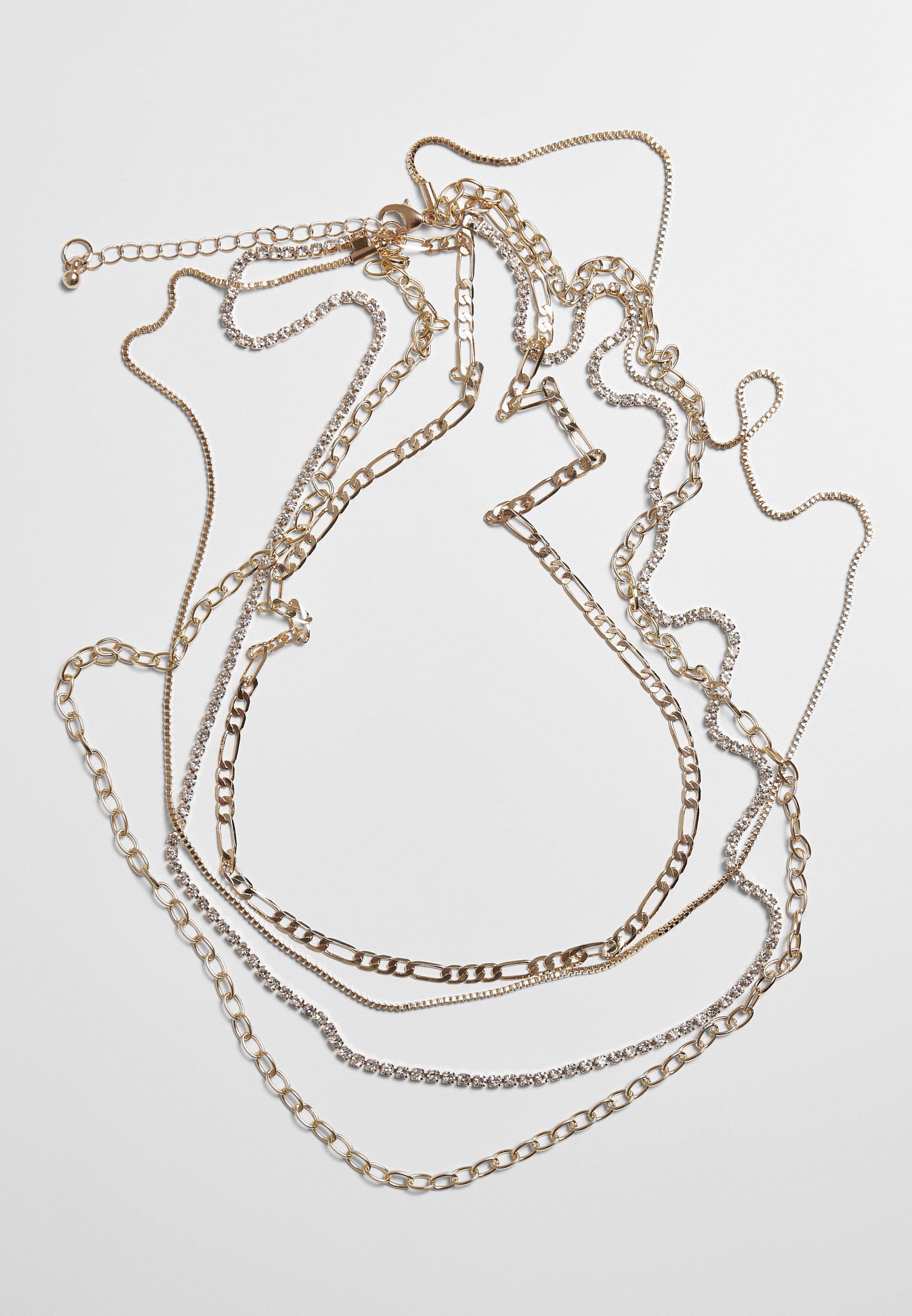 URBAN CLASSICS »Accessoires Valeria kaufen Necklace« | Layering Edelstahlkette BAUR