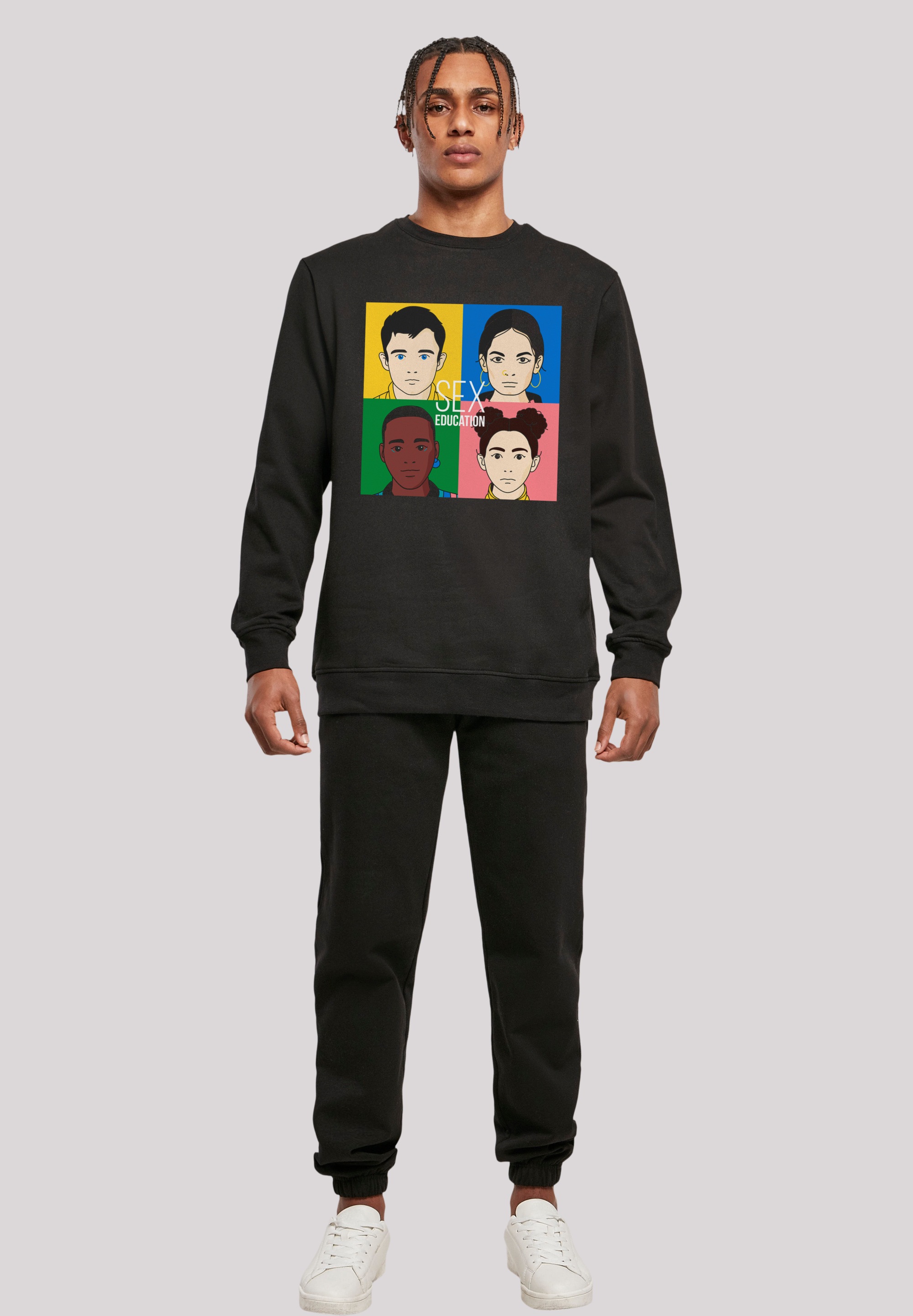 F4NT4STIC Sweatshirt »Sex Education Blur Cover Netflix TV Series«, Premium Qualität