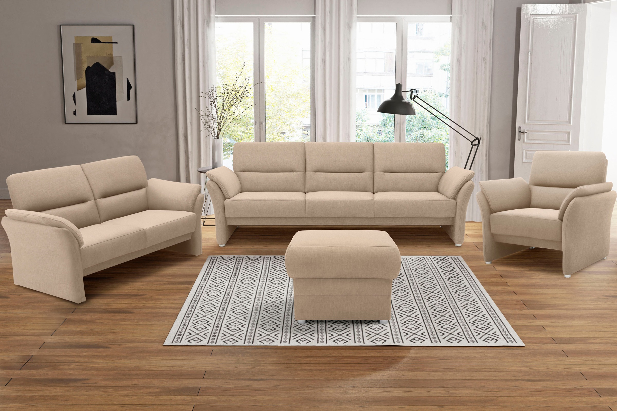 DOMO collection Sessel »Pina Cocktailsessel«, Passender Sessel zur Serie, mit Federkern