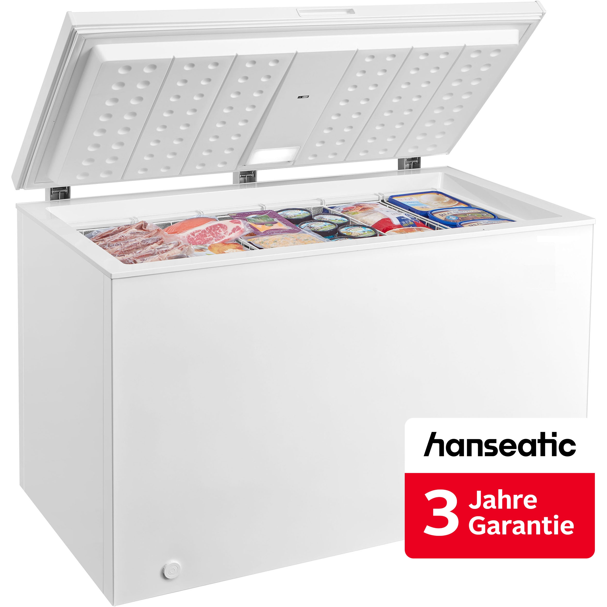 Hanseatic Gefriertruhe "HGT128B" 85 cm hoch 128,5 cm breit inkl. 3 Jahre Herstellergarantie