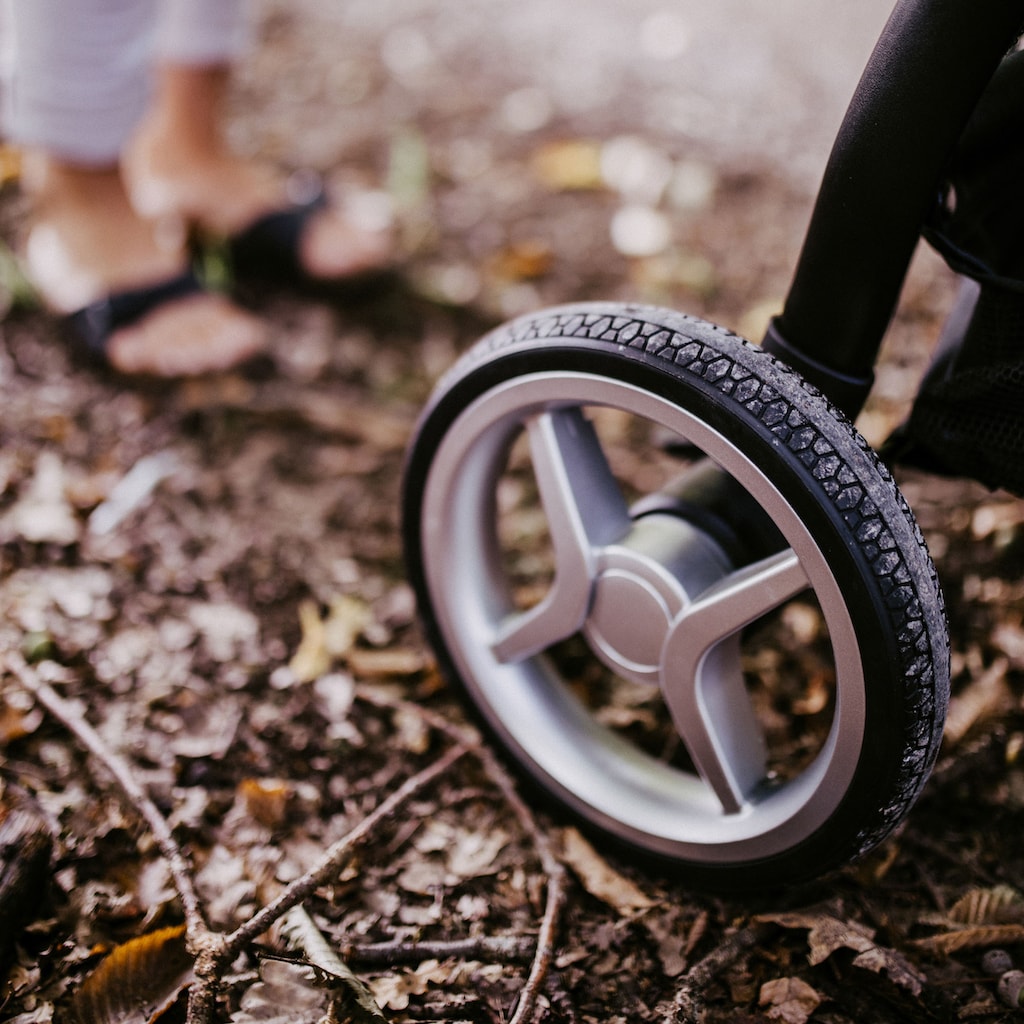 Gesslein Kinder-Buggy »Smiloo Happy +, schwarz/cognac, stahlgrau«