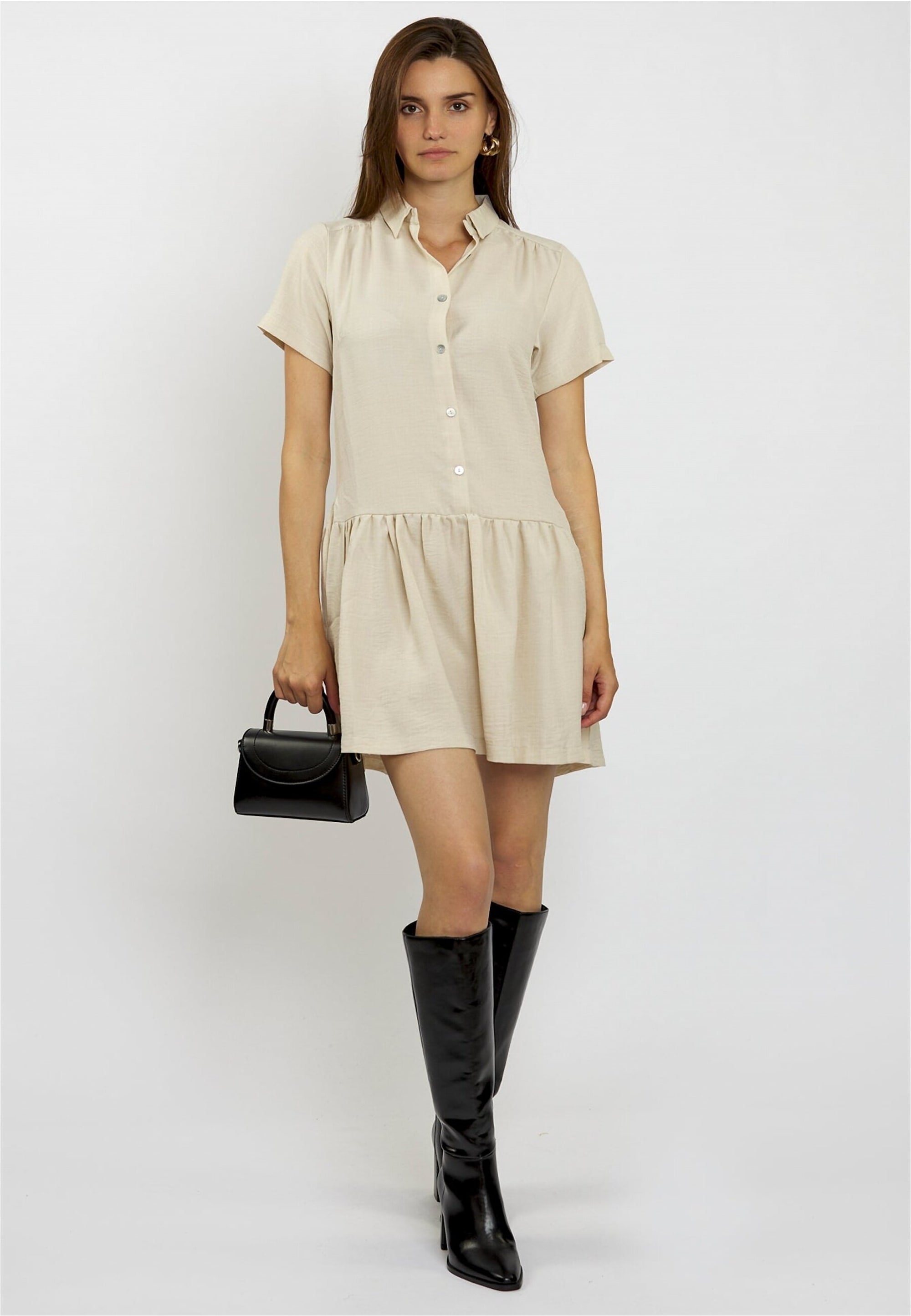 freshlions Jerseykleid »Corin«, im kurzen Schnitt