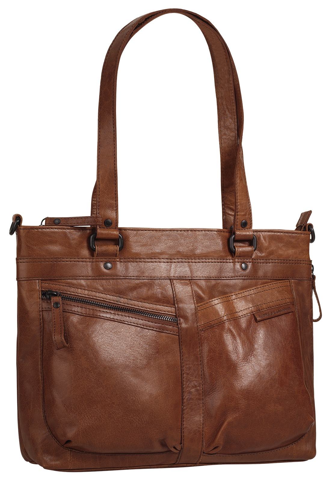 Spikes & Sparrow Shopper echt Leder günstig online kaufen