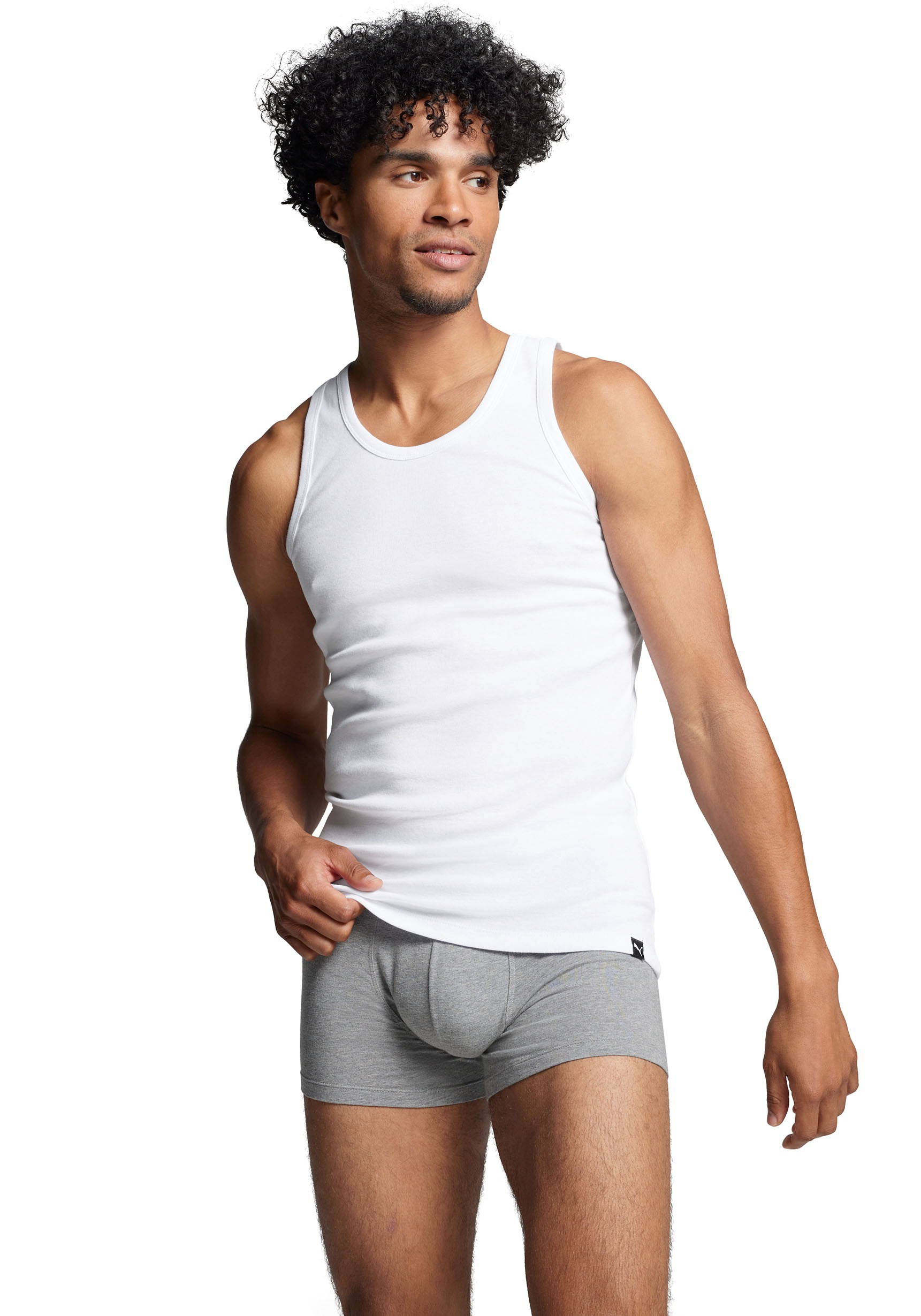 PUMA Tanktop "PUMA BASIC 2P TANK TOP", 2er Packer Packung, mit Rundhalsauss günstig online kaufen