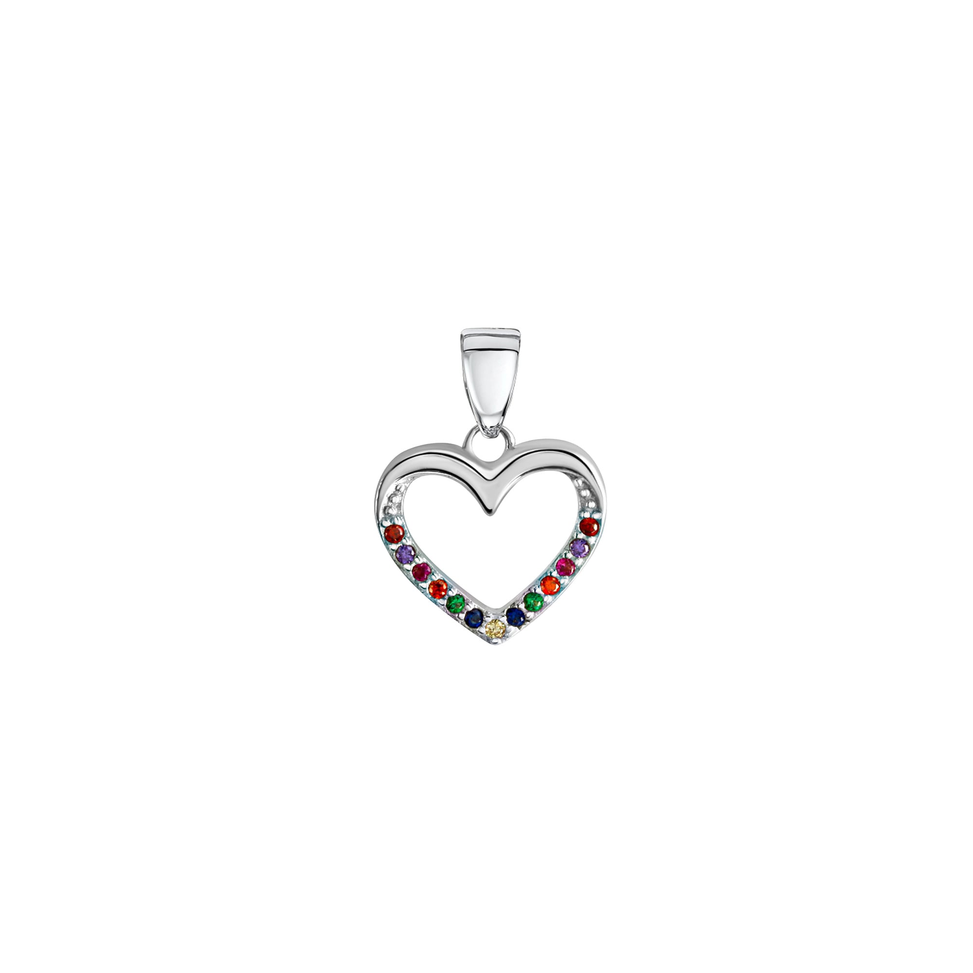Vivance Heart Pendant Multicolor One-Size