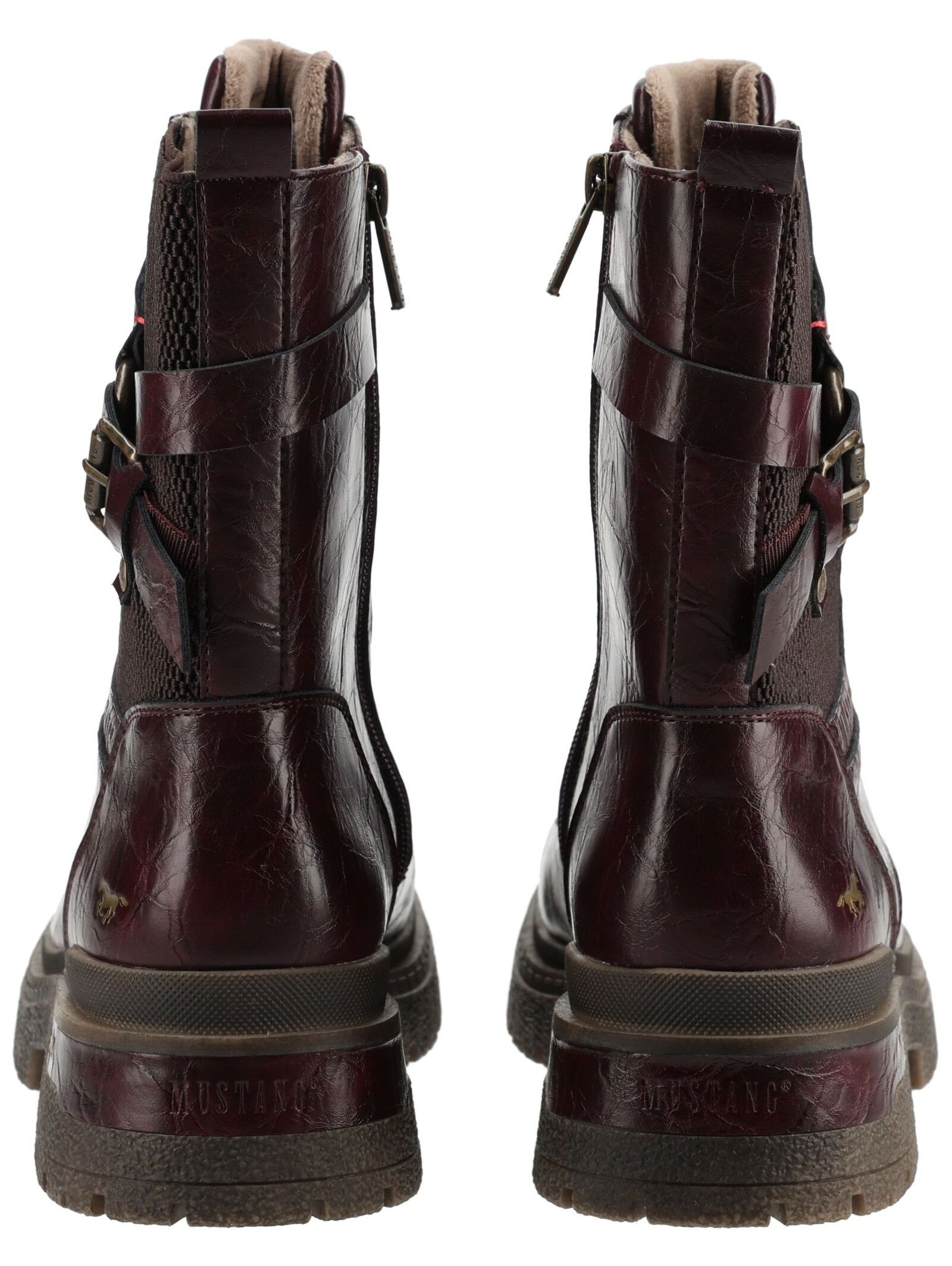 Mustang Shoes Schnürstiefelette »Mustang Shoes Stiefelette Lederimitat«