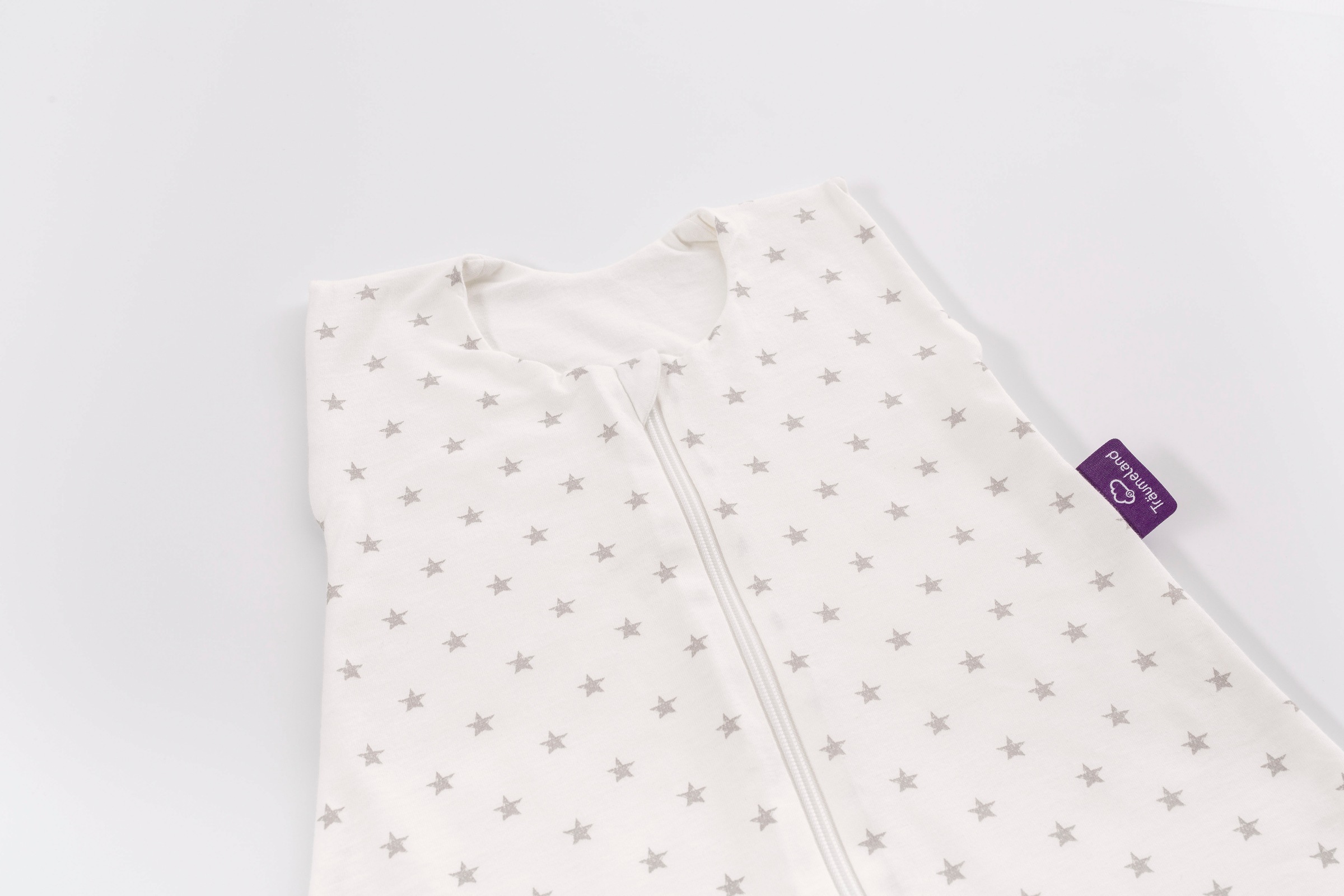 Träumeland Babyschlafsack »Sommerschlafsack LIEBMICH Baumwolle, Design Sternchen grau«
