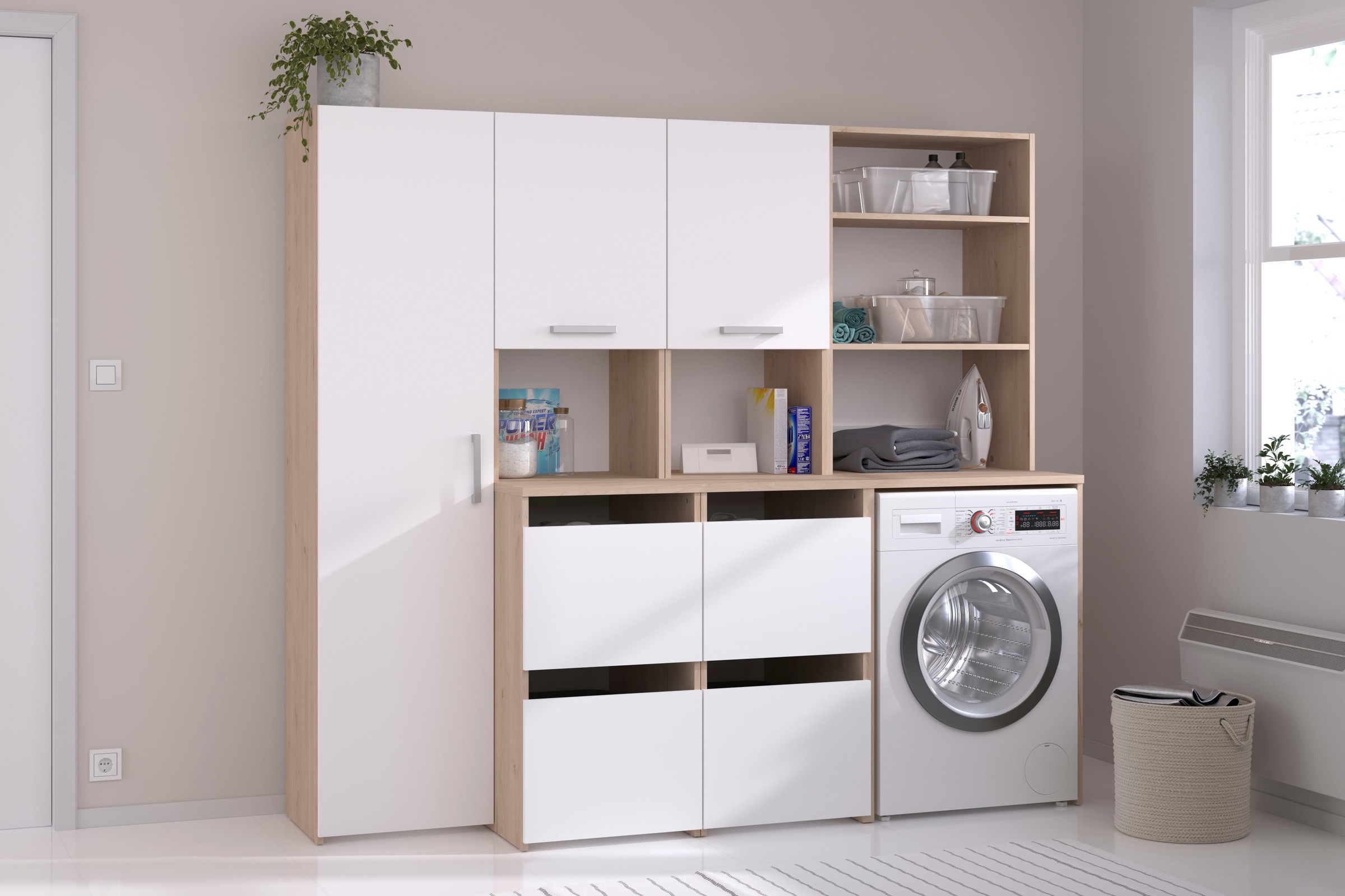 Parisot Mehrzweckschrank-Set "Laundry 3" Set, 3 Stk. tlg. günstig online kaufen