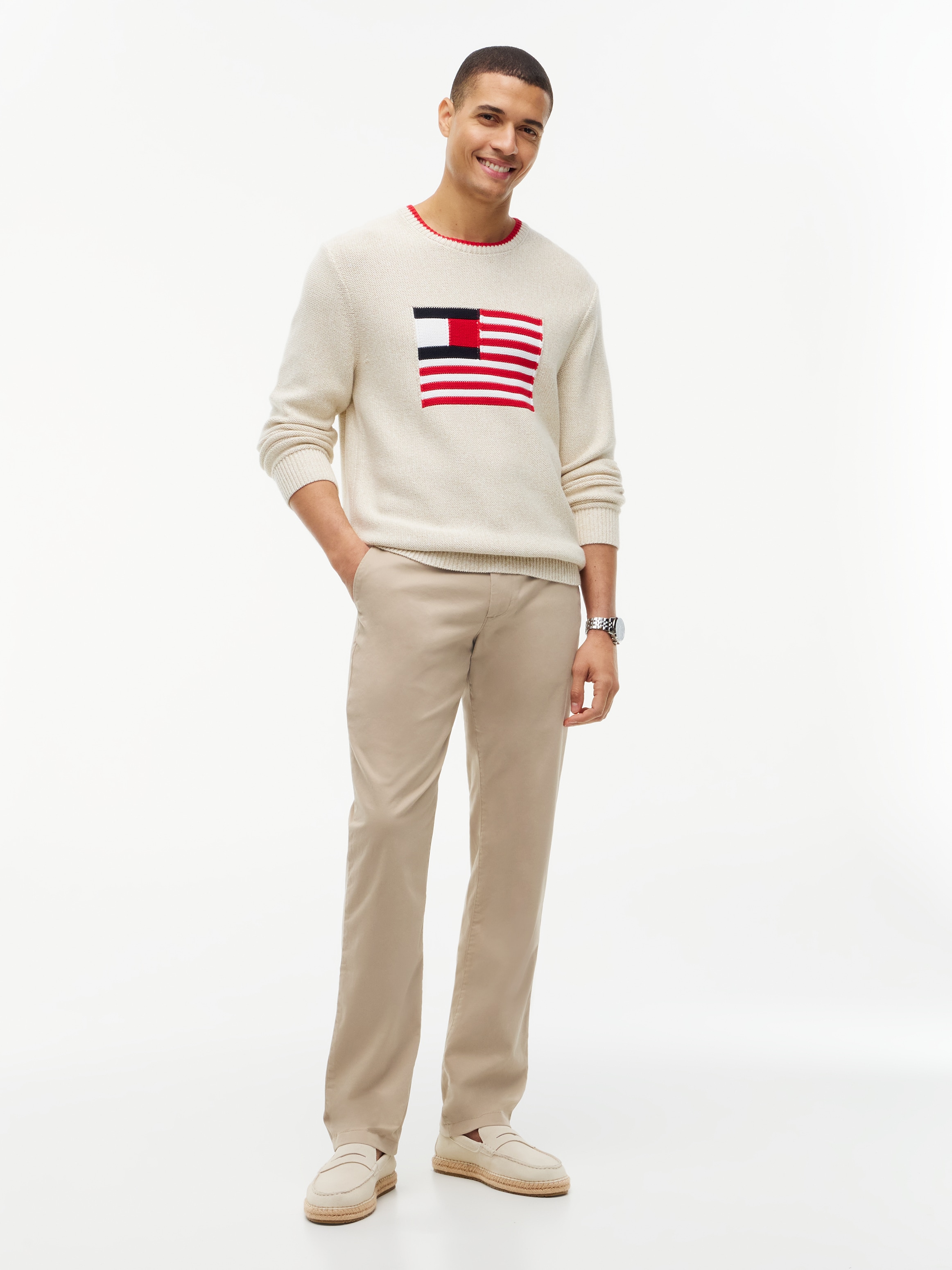 Tommy Hilfiger Chinohose »CORE DENTON ESSENTIAL«  Straight Fit, Baumwolle mit Stretch