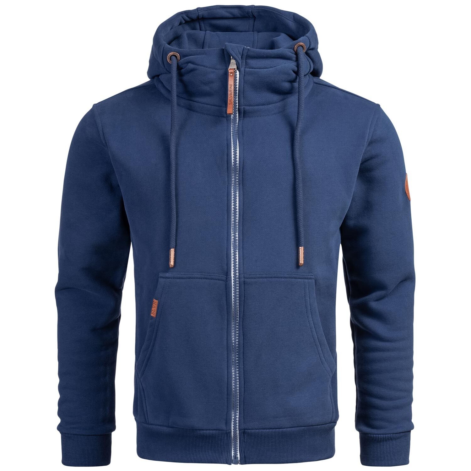 Alessandro Salvarini Sweatjacke "ASGeenio", mit hohem Kragen