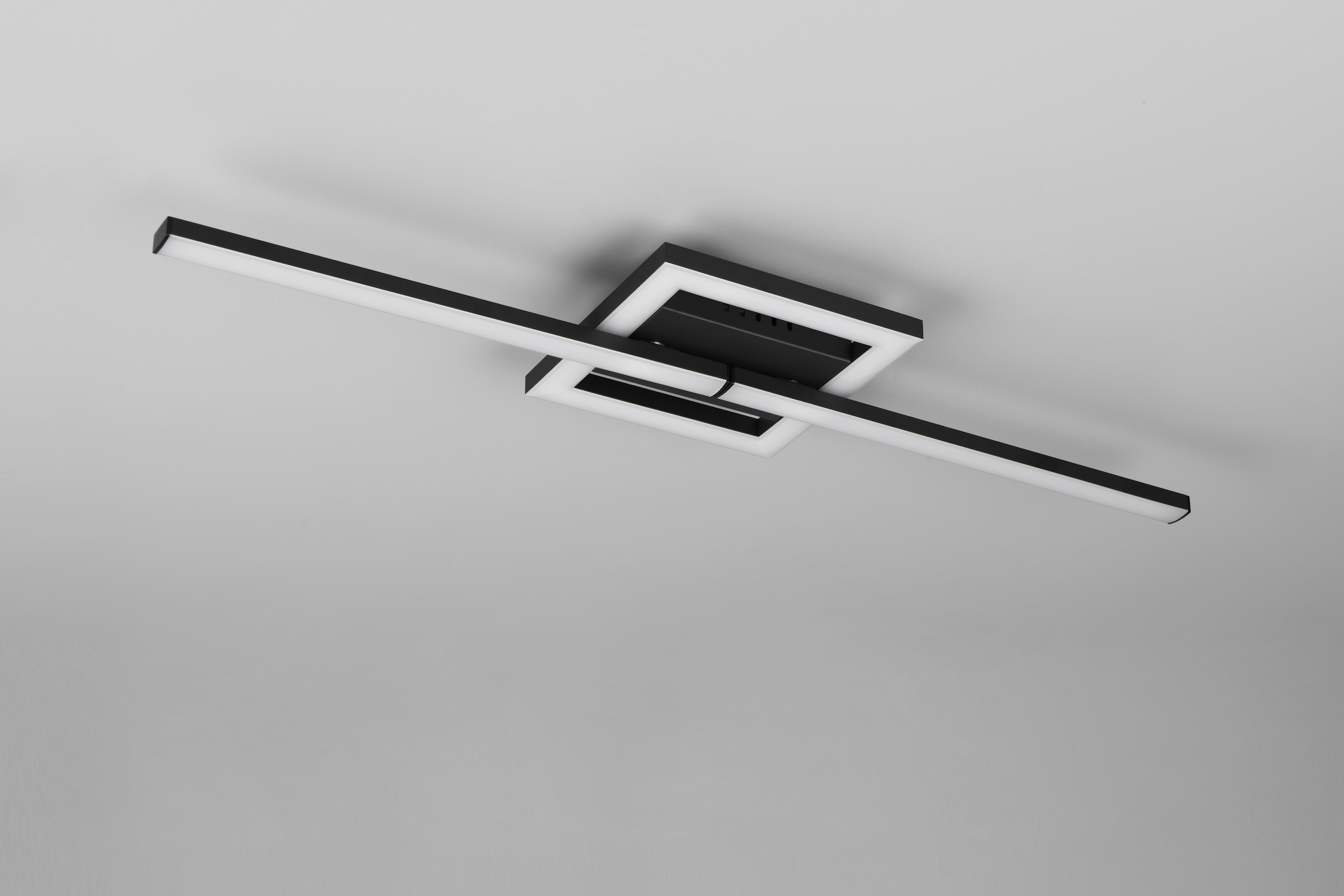 my home LED Deckenleuchte »DAVINIA, als Deckenlampe oder Wandlampe mögl, LED Stäbe schwenkbar«, 1 flammig, Leuchtmittel LED-Board | LED fest integriert, warmweiß 3000K 1860 Lumen 54x16 cm beweglich Flurlampe Wohnzimmerlampe
