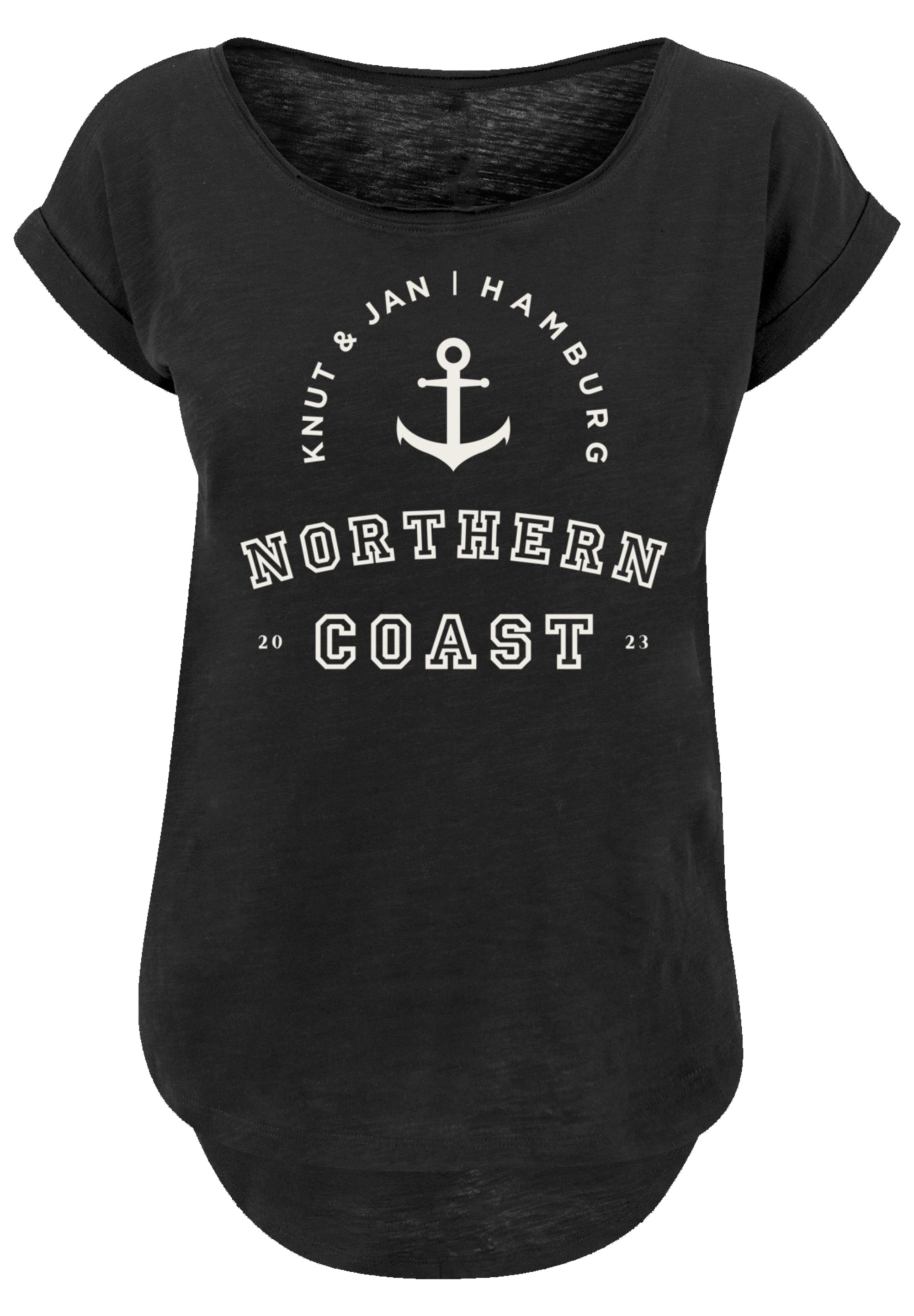 F4NT4STIC T-Shirt »Northern Coast Nordsee Knut & Jan Hamburg«, Print