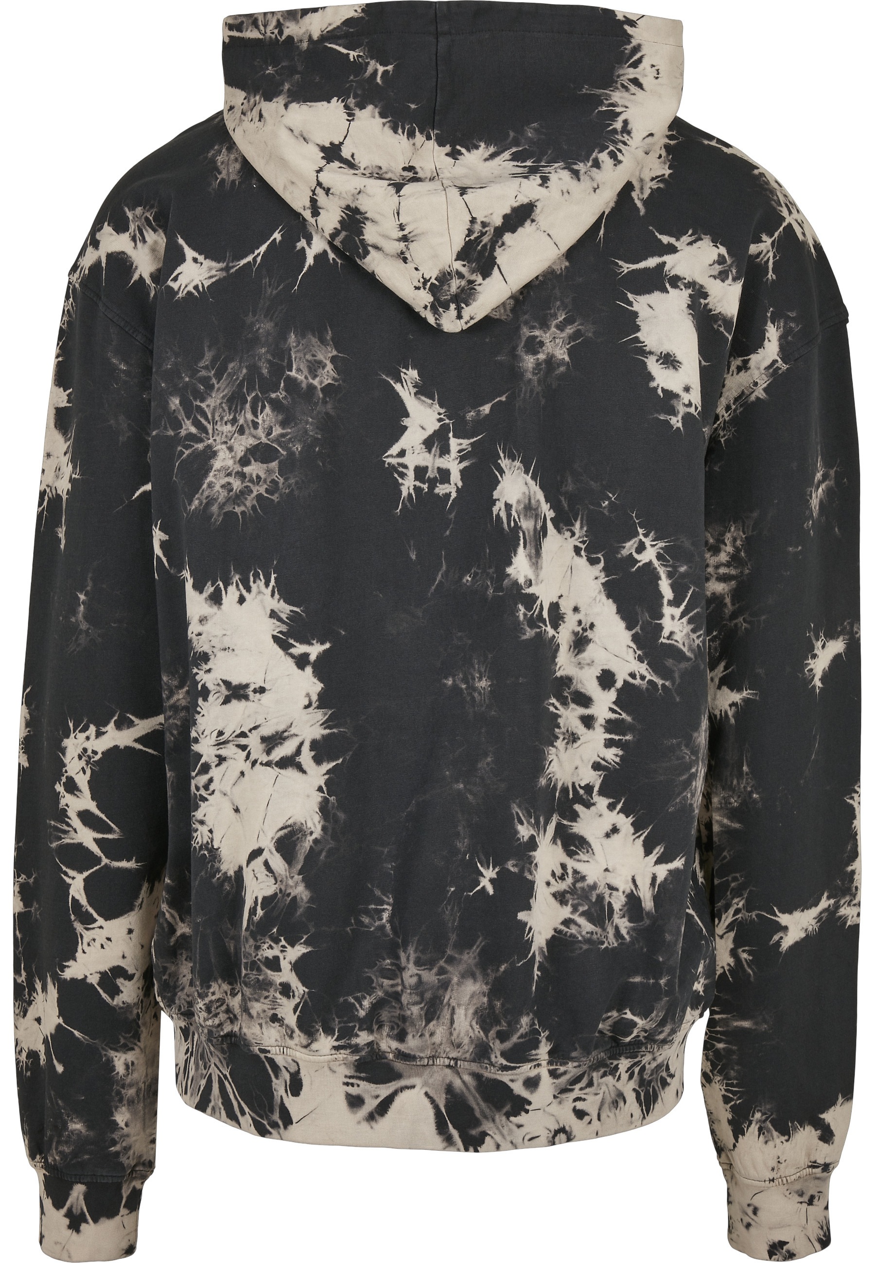 URBAN CLASSICS Rundhalspullover »Urban Classics Herren Bleached Hoody« 1 Stk.