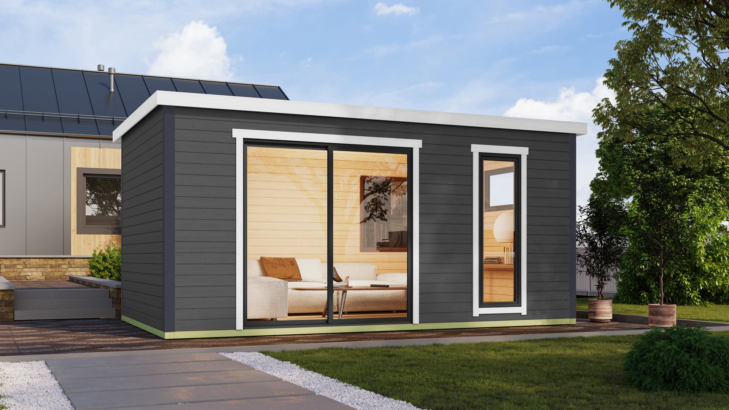 Nordic Holz Gartenhaus "AUSTIN 7" günstig online kaufen