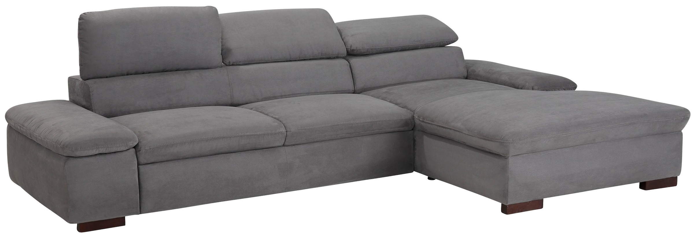 Home affaire Ecksofa »Alberto L-Form«, mit Kopfteilverstellung, wahlweise mit Bettfunktion