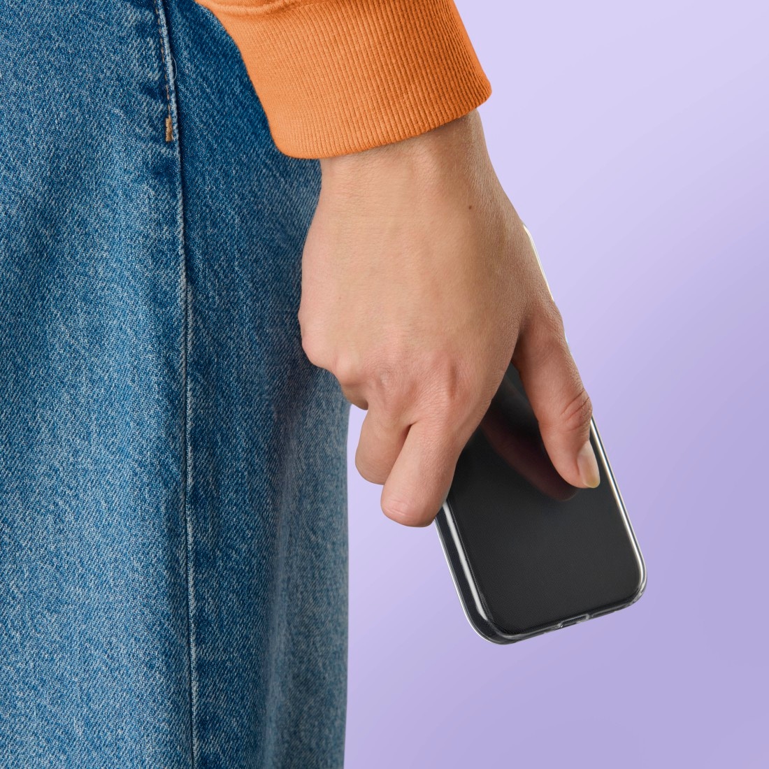 Hama Smartphone-Hülle »Handyhülle f. Apple iPhone 17 Pro/18 Pro (kratzfest, ohne Vergilben)« Anti-Vergilbung, Kratzschutz, Anti-Rutsch-Oberfläche, Ultra-Slim