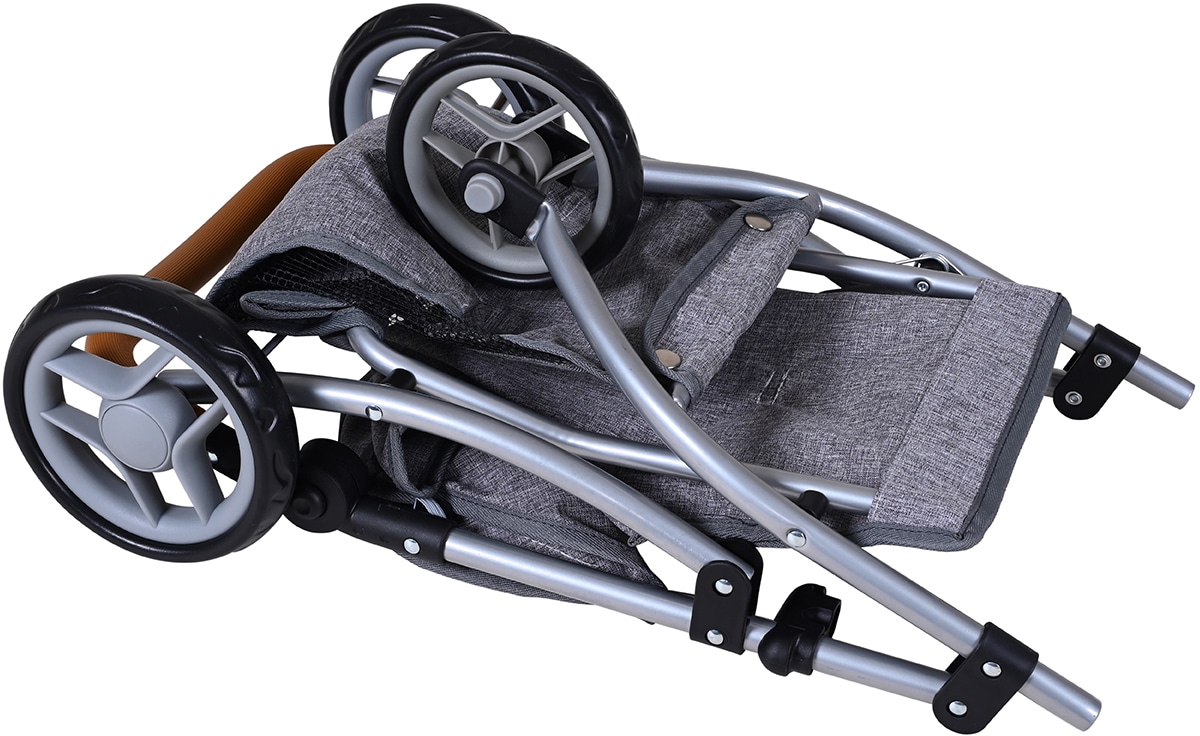 Knorrtoys® Puppenbuggy »Lio - Star Grey«