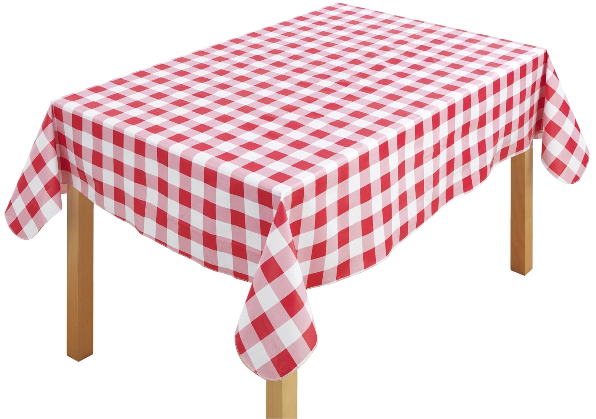 Maximex Tischdecke »Modell Karo rot«, abwaschbar, witterungsbeständig, ideal für Garten- und Campingtisch