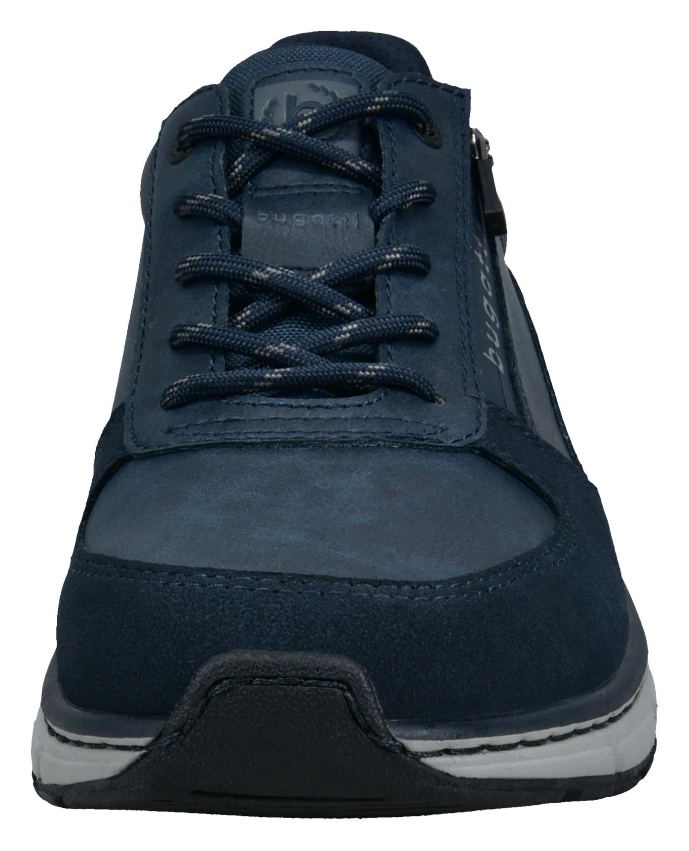 bugatti Keilsneaker  , Freizeitschuh, Halbschuh, Schnürer, Kontrastbesatz an der Ferse