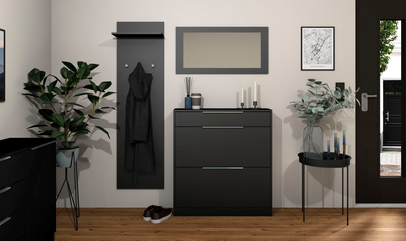 borchardt Möbel Schuhschrank, Stehende Montage, Wandmontage & Glasböden unter Mehr aus der Serie