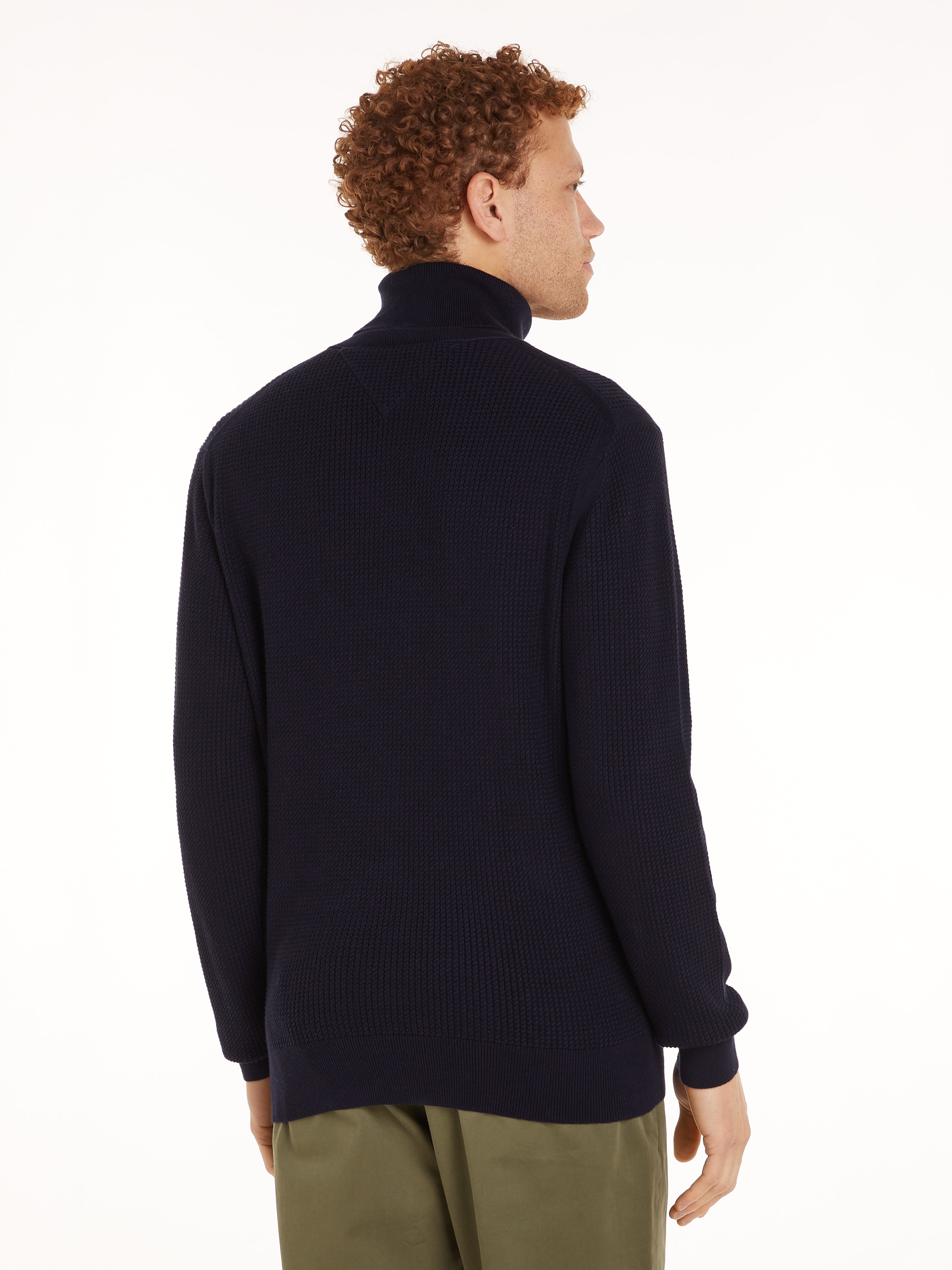 Tommy Hilfiger Rollkragenpullover STRUCTURE ROLL NECK günstig online kaufen