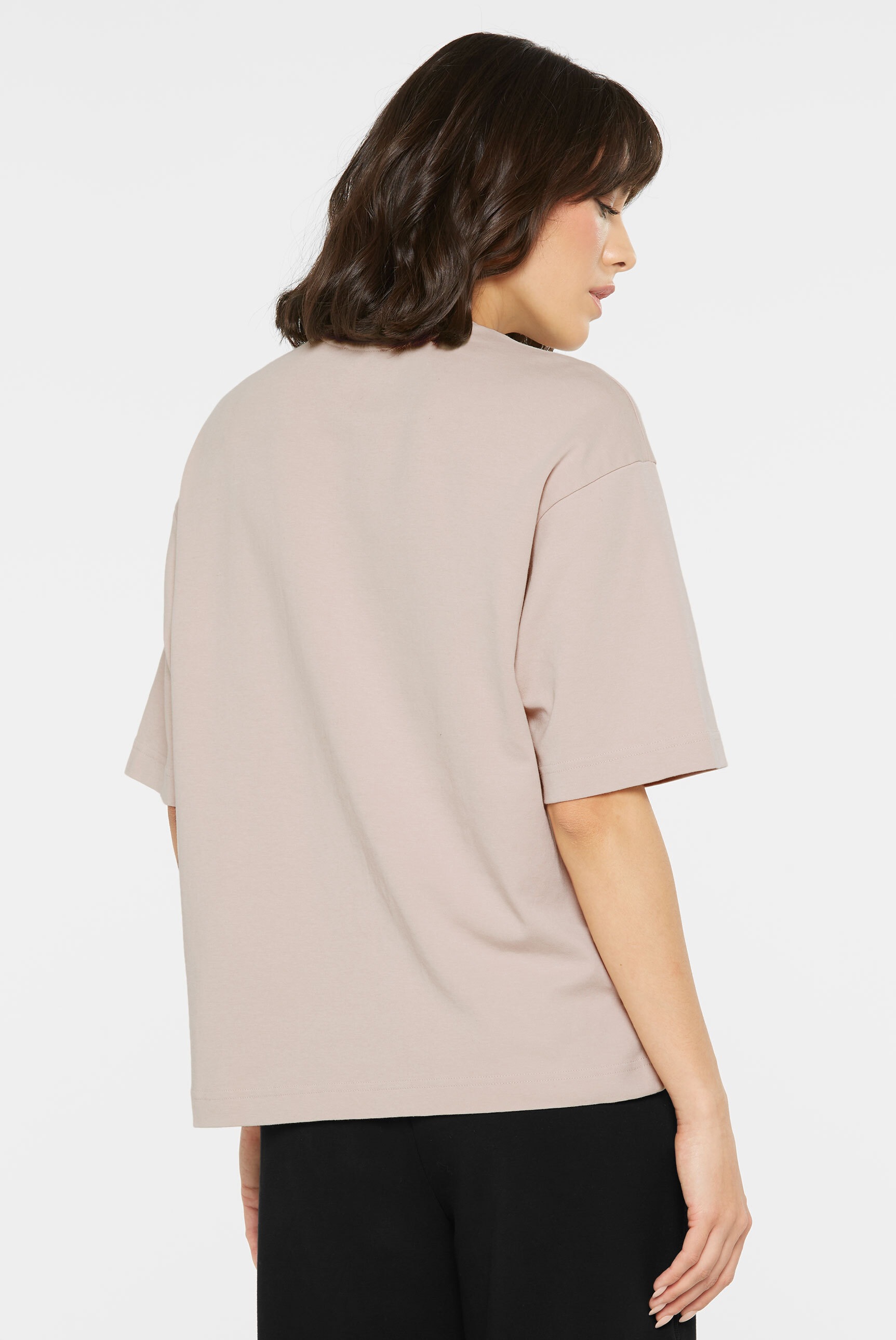 SENSES.THE LABEL Rundhalsshirt, aus Baumwolle