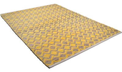 TOM TAILOR Teppich »Geometric«, rechteckig, 7 mm Höhe, Flachgewebe, handgewebt,... kaufen