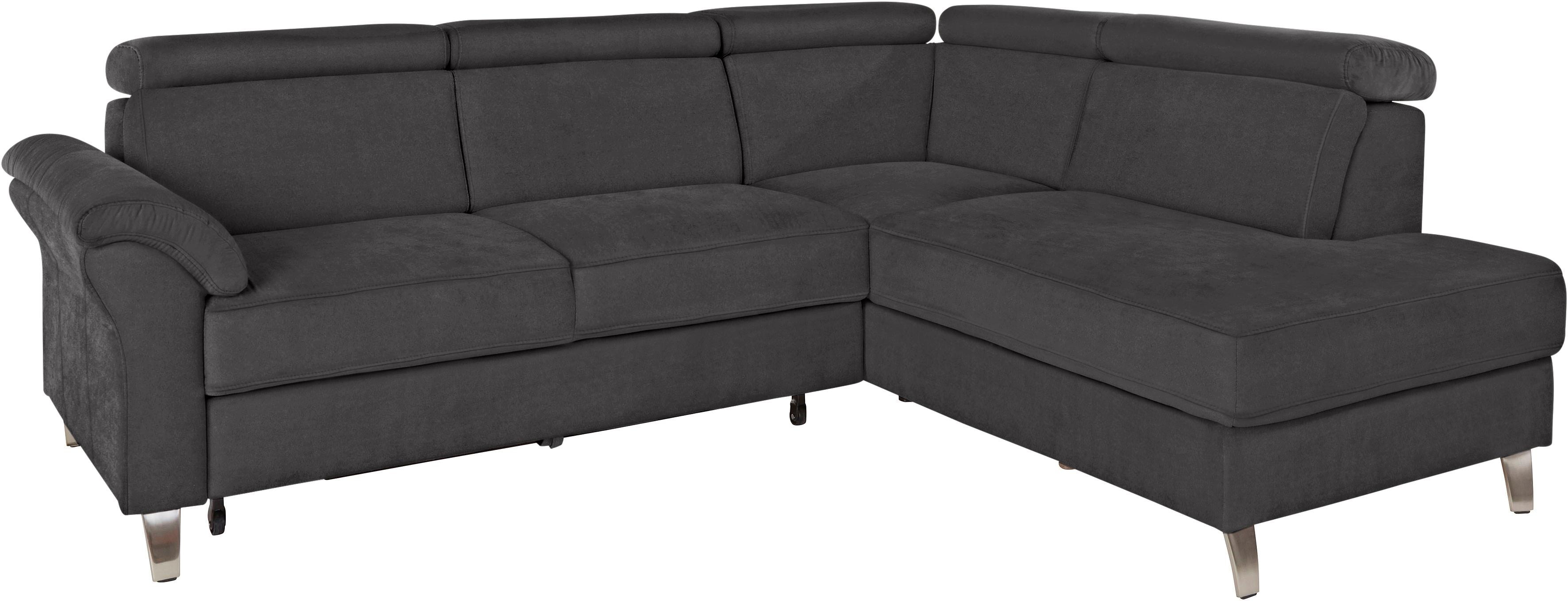 sit&more Ecksofa "Arngast L-Form" inklusive Kopfteilverstellung und Federkern